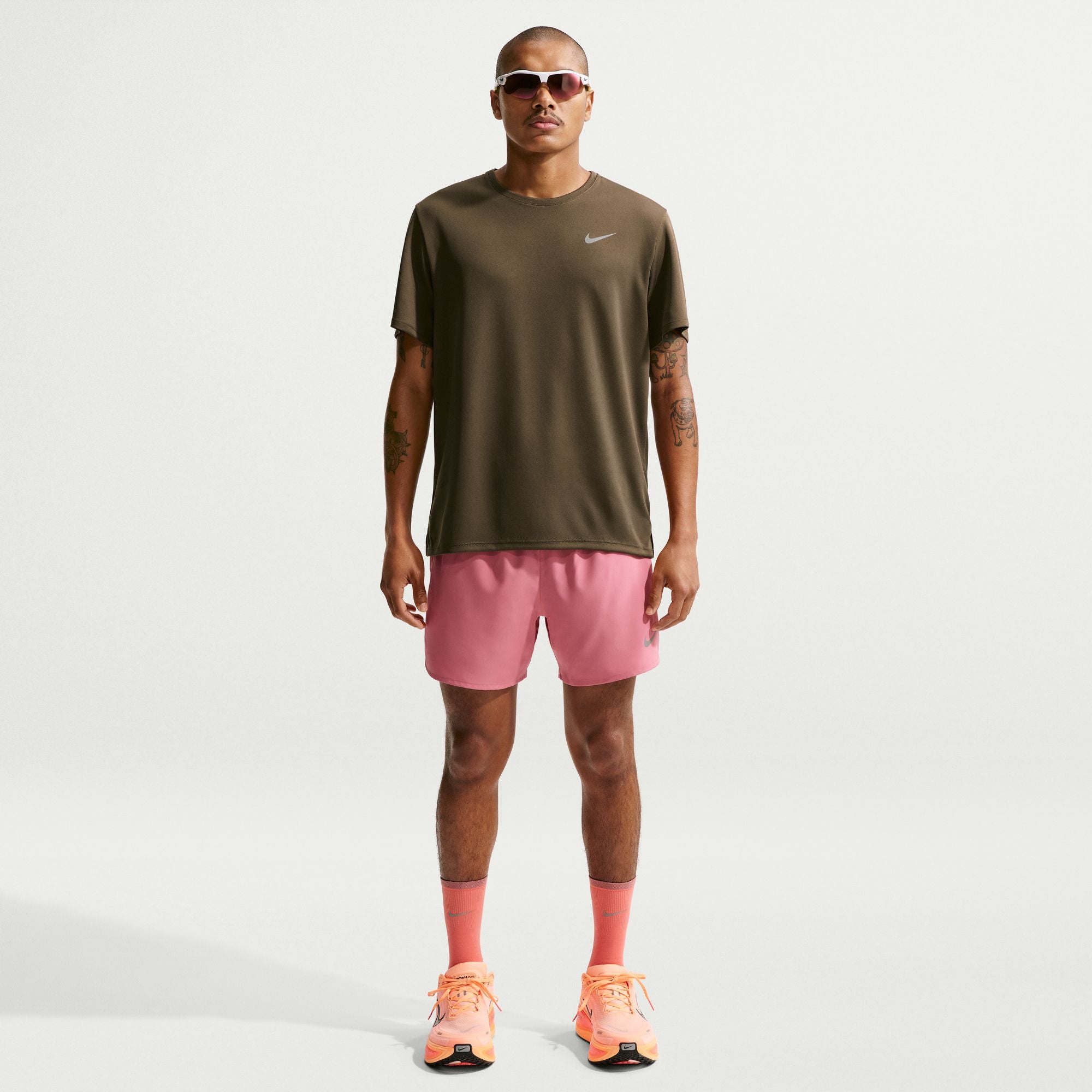 Nike Miler Dri-FIT UV Mens Running Tee