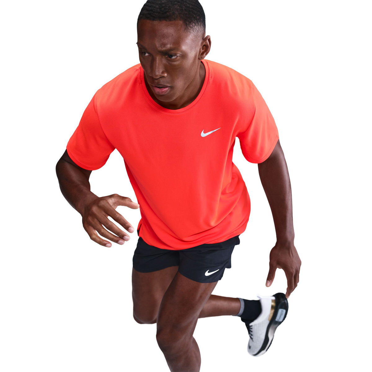 Nike Miler Dri-FIT UV Mens Running Tee