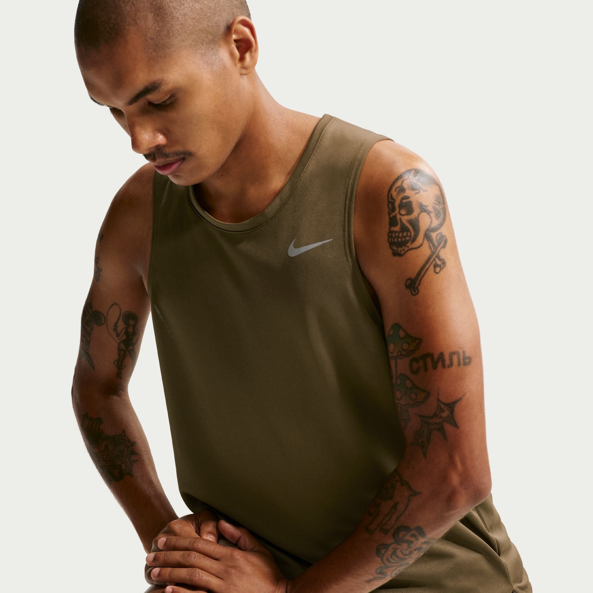 Nike Miler Dri-FIT Mens Running Tank