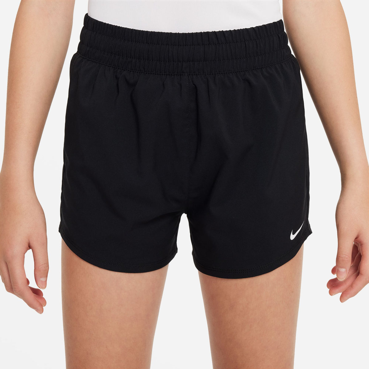 Nike One Dri-FIT High-Waisted Woven Girls Training Shorts