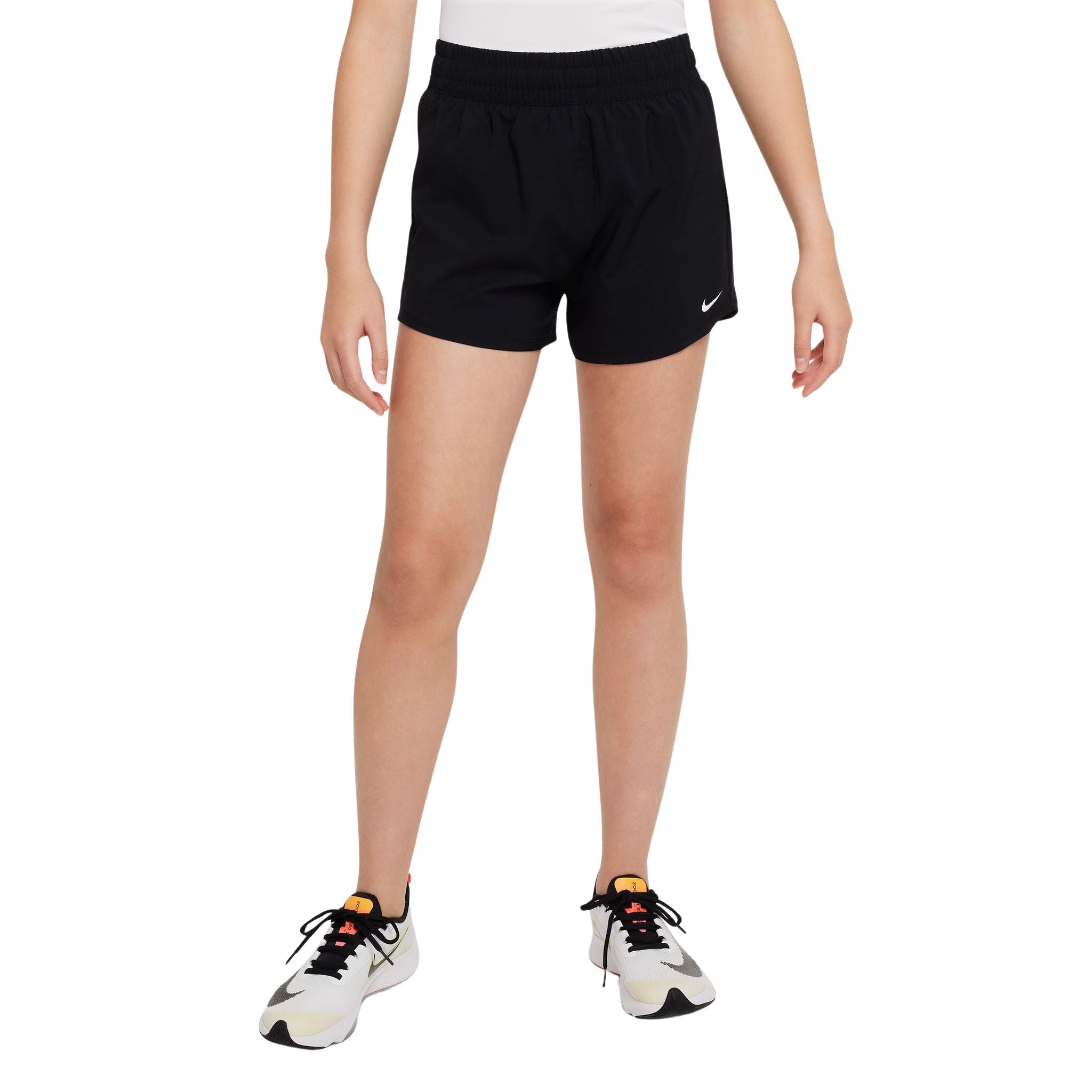 Nike One Dri-FIT High-Waisted Woven Girls Training Shorts