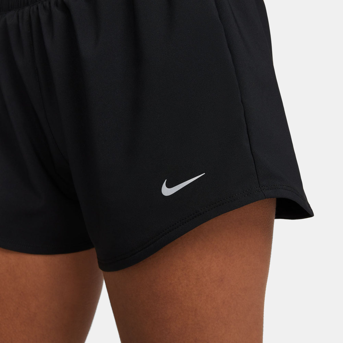 Nike One Dri-FIT Mid-Rise 3-Inch Brief-Lined Womens Shorts