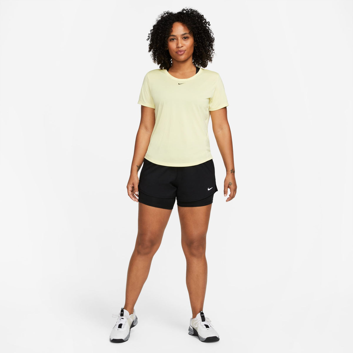 Nike One Dri-FIT Mid-Rise 3-Inch Womens 2-in-1 Shorts