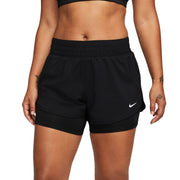 Nike One  Dri-FIT Mid-Rise 3 Inch 2-in-1 Womens Shorts
