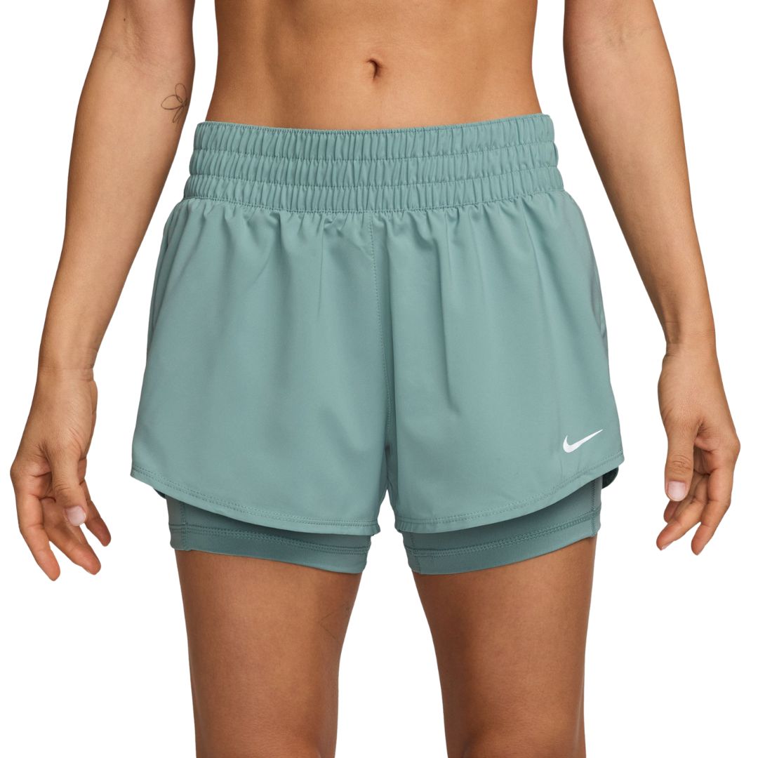 Nike One  Dri-FIT Mid-Rise 3 Inch 2-in-1 Womens Shorts