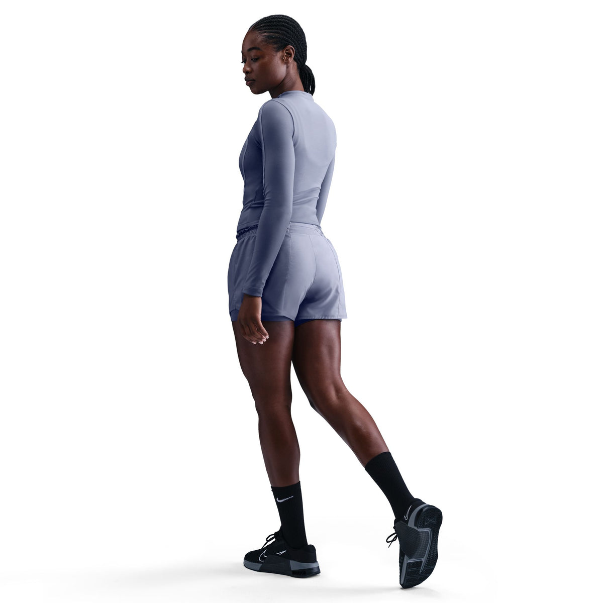 Nike One Dri-FIT Mid-Rise 3-Inch Womens 2-in-1 Shorts