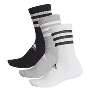 adidas 3-Stripes Cushioned Crew Socks - 3 Pairs