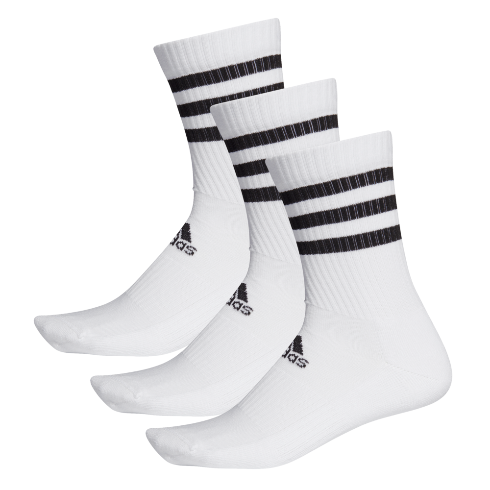 adidas 3-Stripes Cushioned Crew Socks 3 Pairs