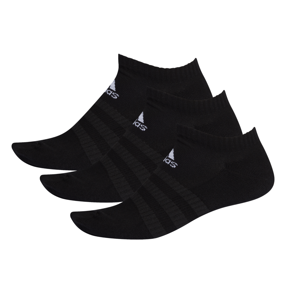 Black, Adidas Cushion Low Sock 3pk | SportsPower