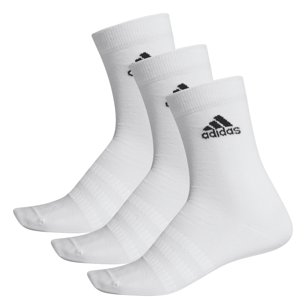 adidas Light 3 pack Crew Socks