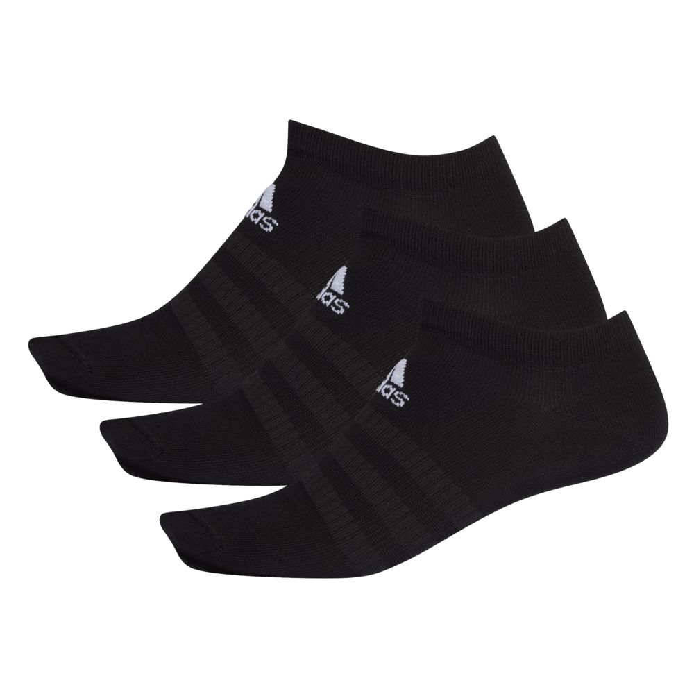 Black, Adidas Light Low 3pk Socks Img 1 | SportsPower