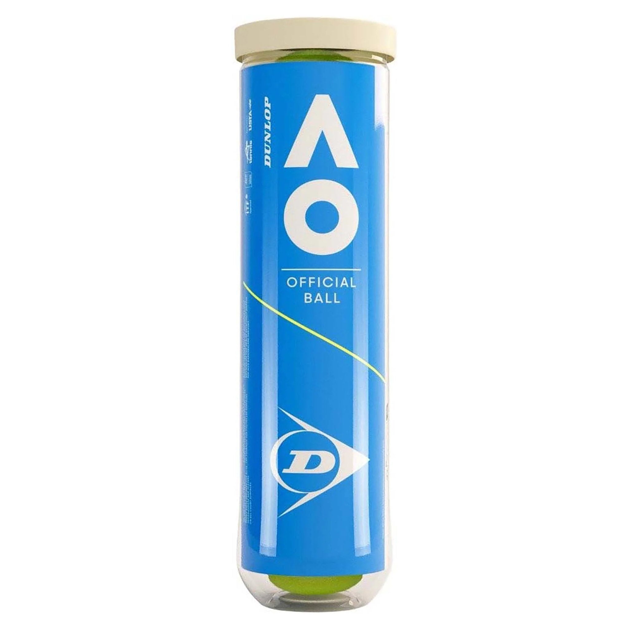 Dunlop Australian Open 4 Tennis Ball Can