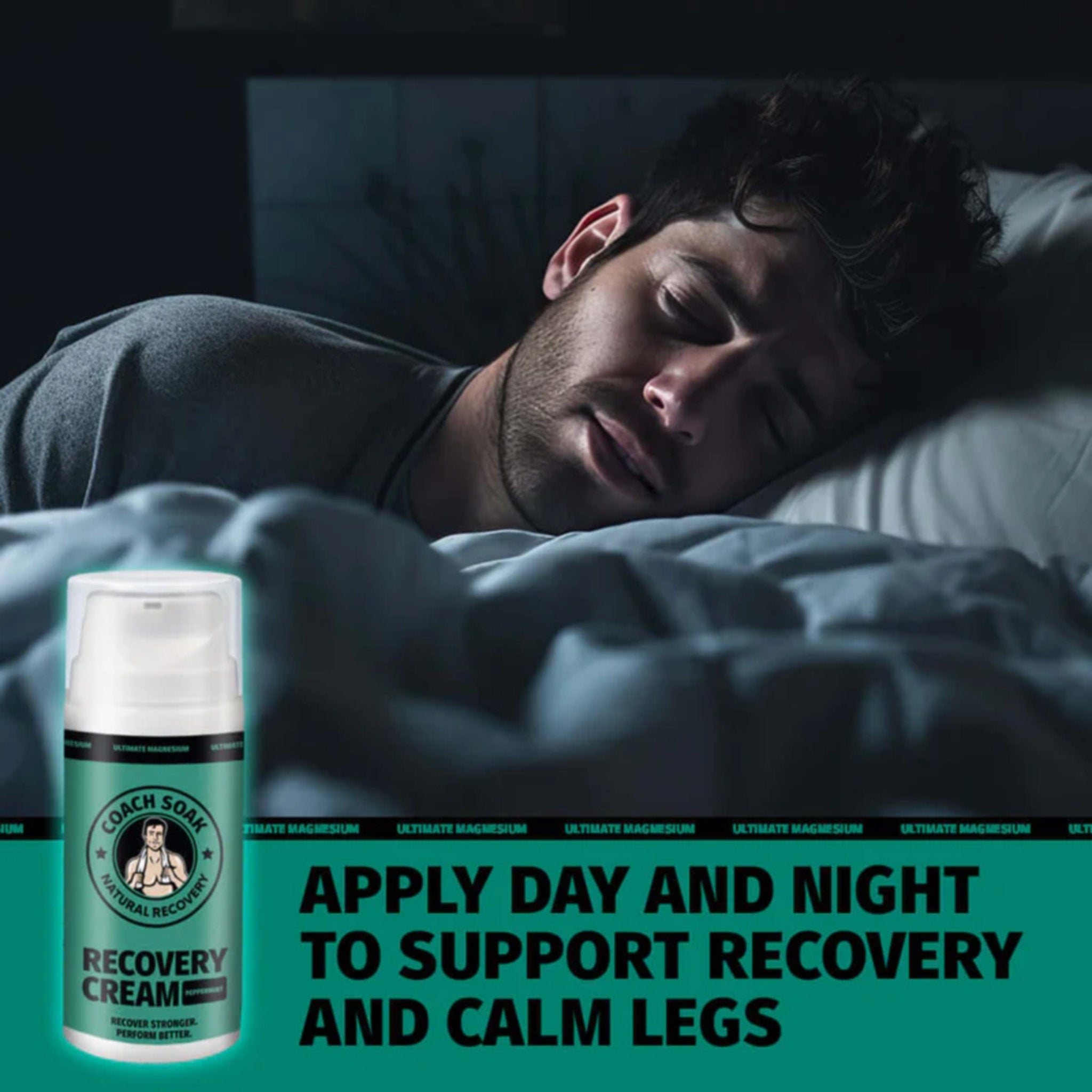 Coach Soak Magnesium Recovery Cream 100ml - Peppermint
