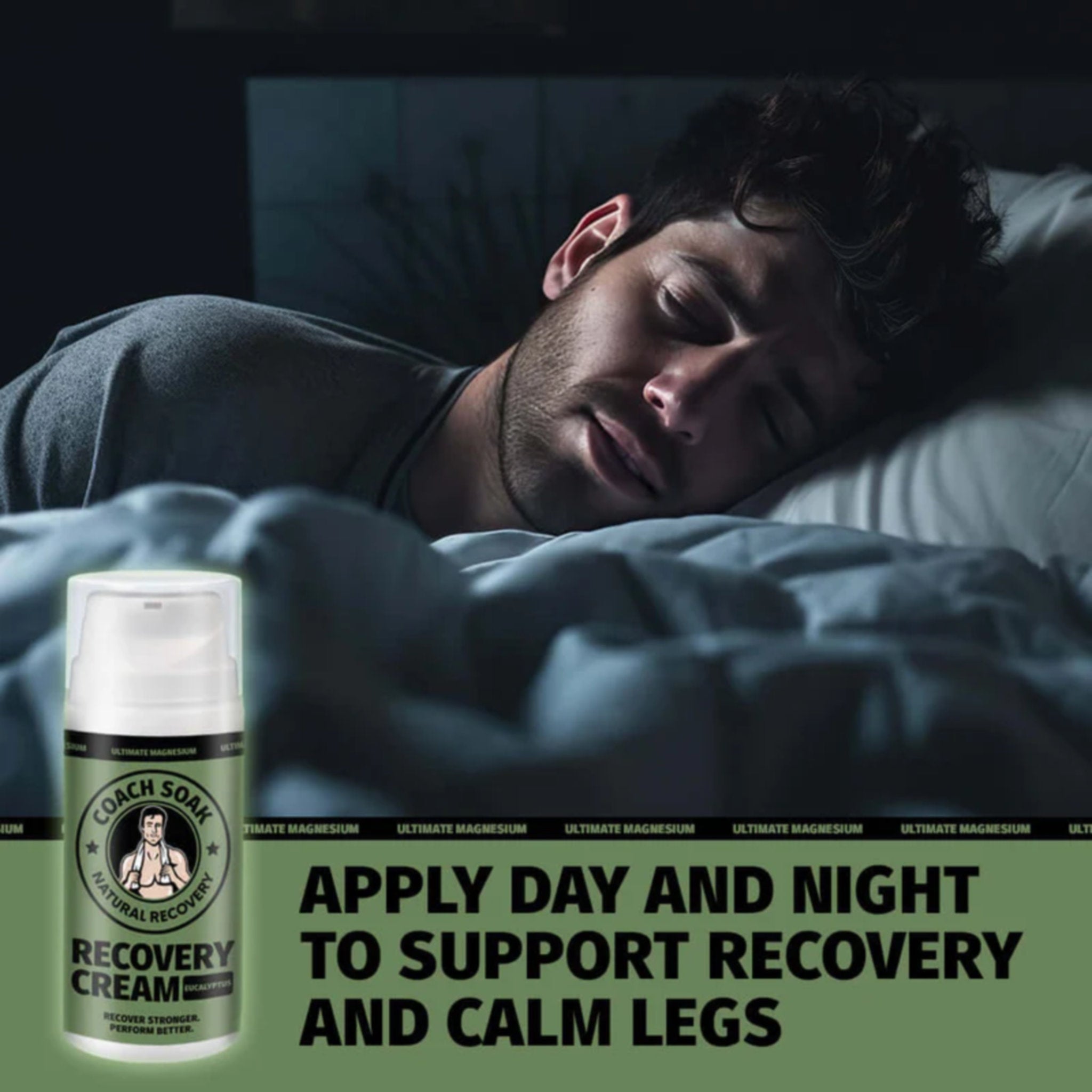 Coach Soak Magnesium Recovery Cream 100ml - Eucalyptus