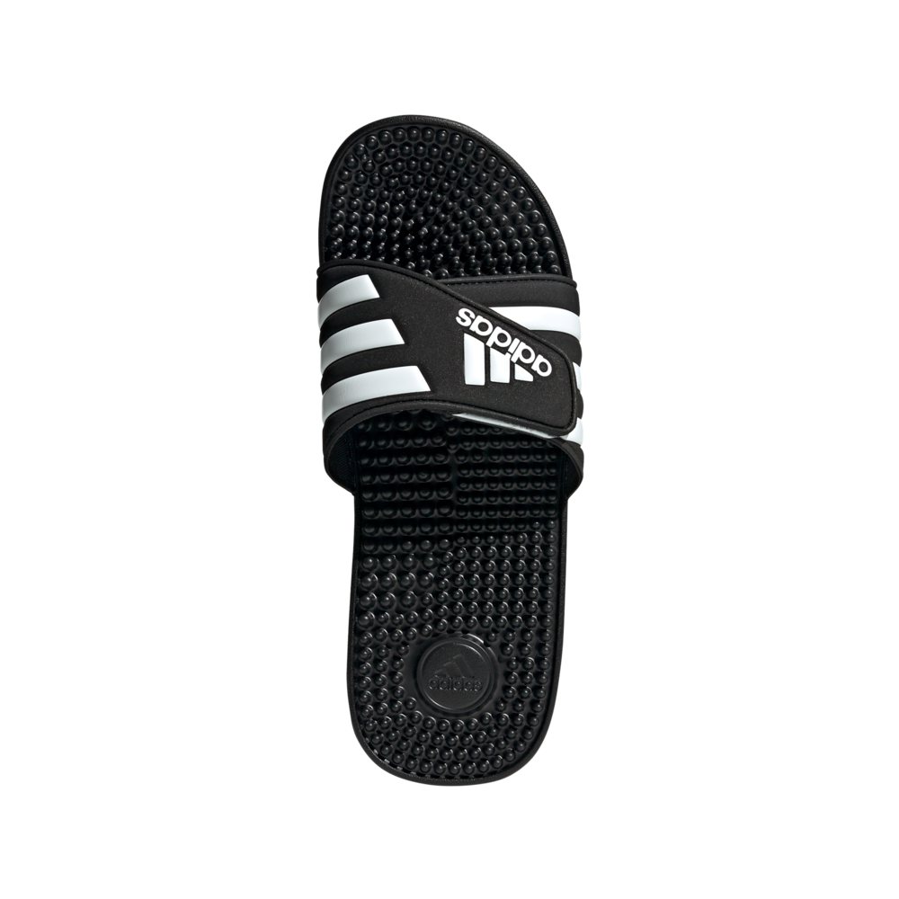 Black-White, adidas Adissage Adjustable Comfort Men's Slide Img 1 | SportsPower