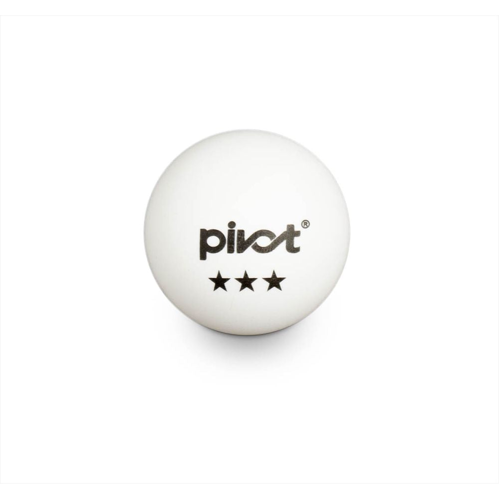 Pivot 6 x Three Star Table Tennis Balls