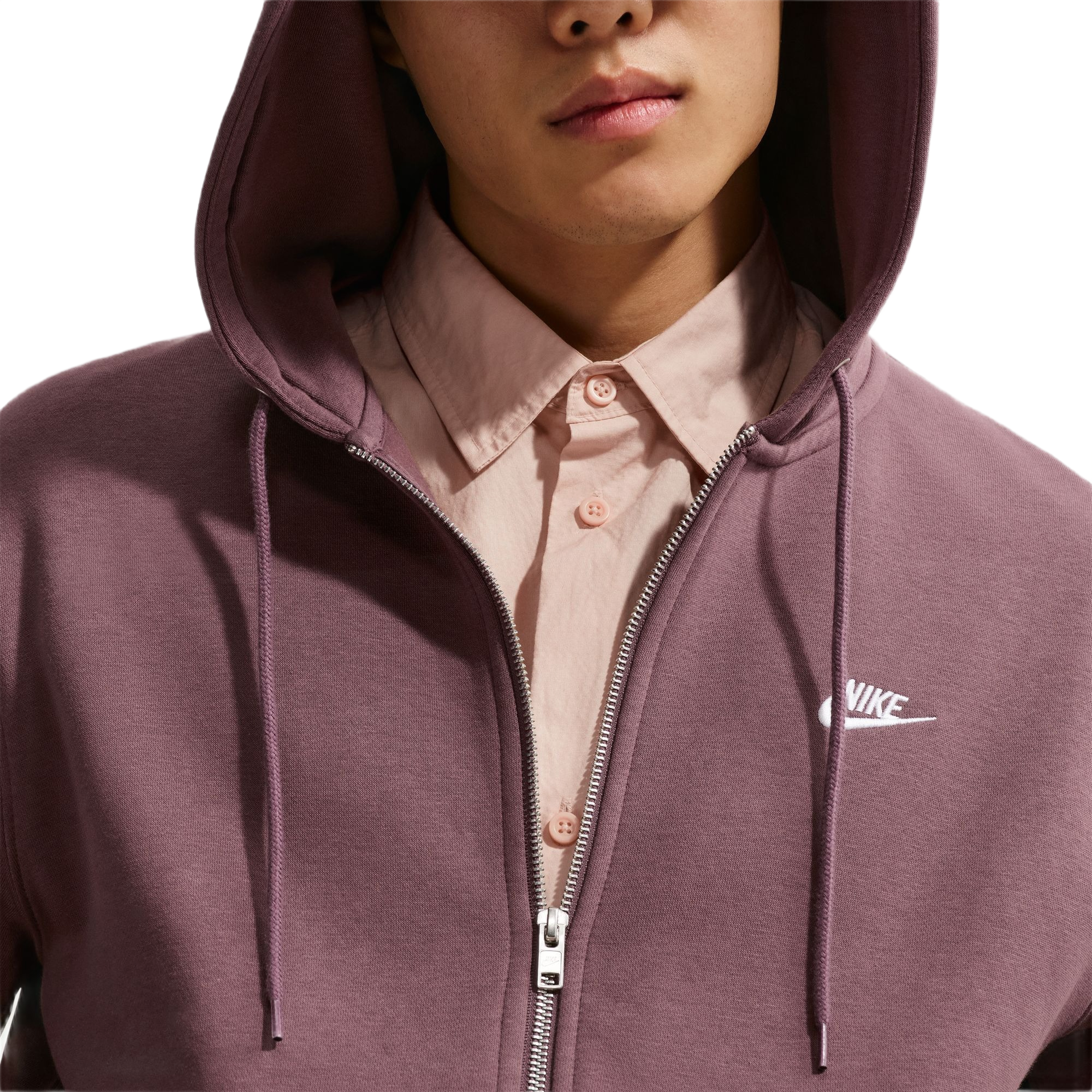 Nike Club Full-Zip Mens Fleece Hoodie
