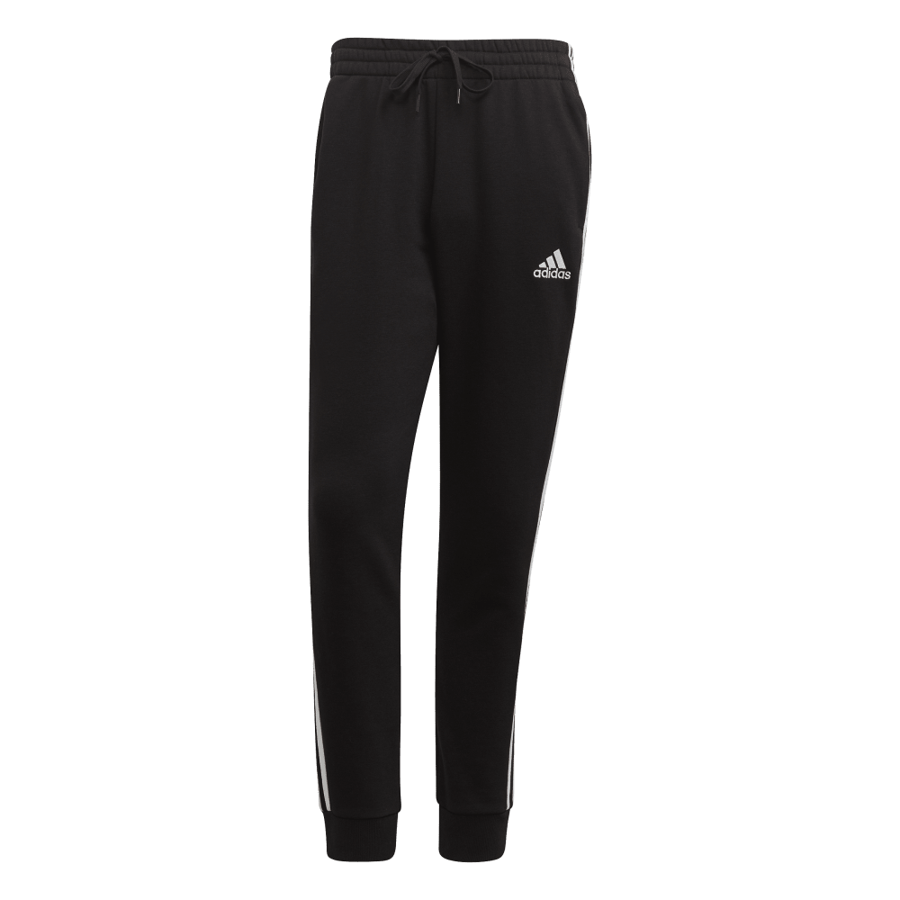 adidas Essentials Fleece Tapered Cuff 3-Stripes Mens Pants