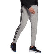 adidas Essentials Fleece Tapered Cuff 3-Stripes Mens Pants
