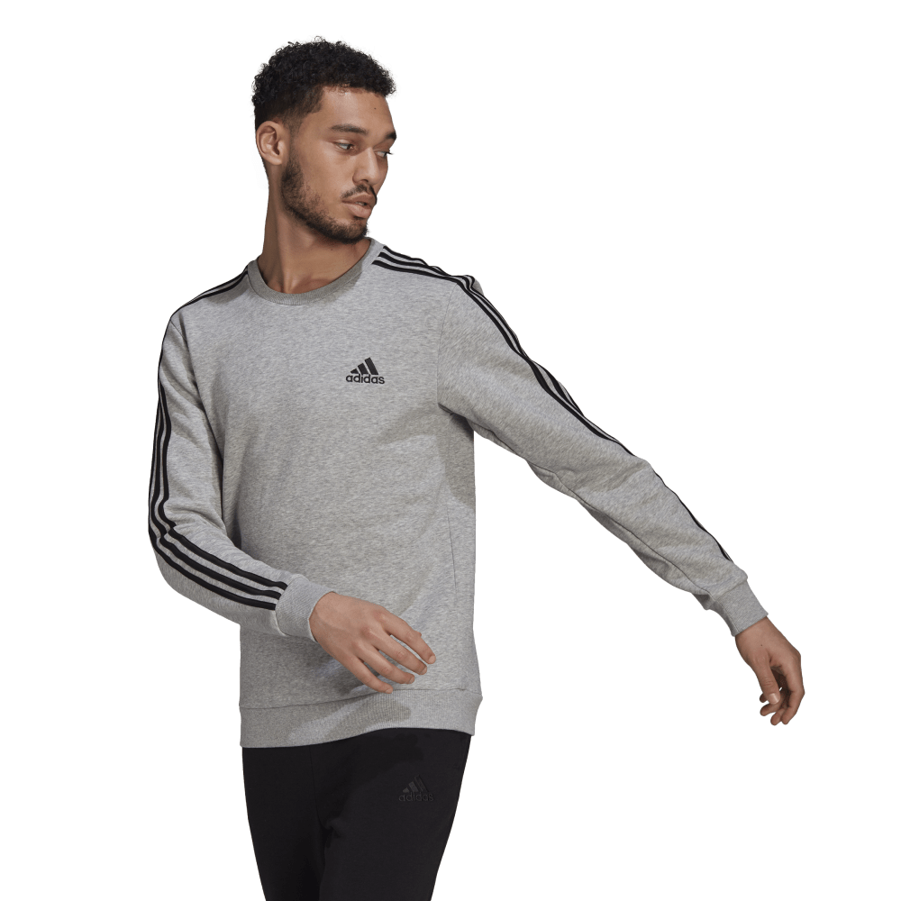adidas Essentials Fleece 3-Stripes Mens Sweatshirt