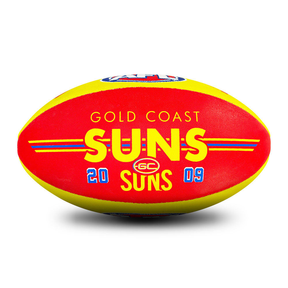 Sherrin All Surface AFL Club Ball - Gold Coast Suns