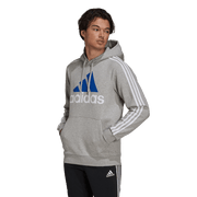 adidas Essentials Fleece 3-Stripes Mens Logo Hoodie