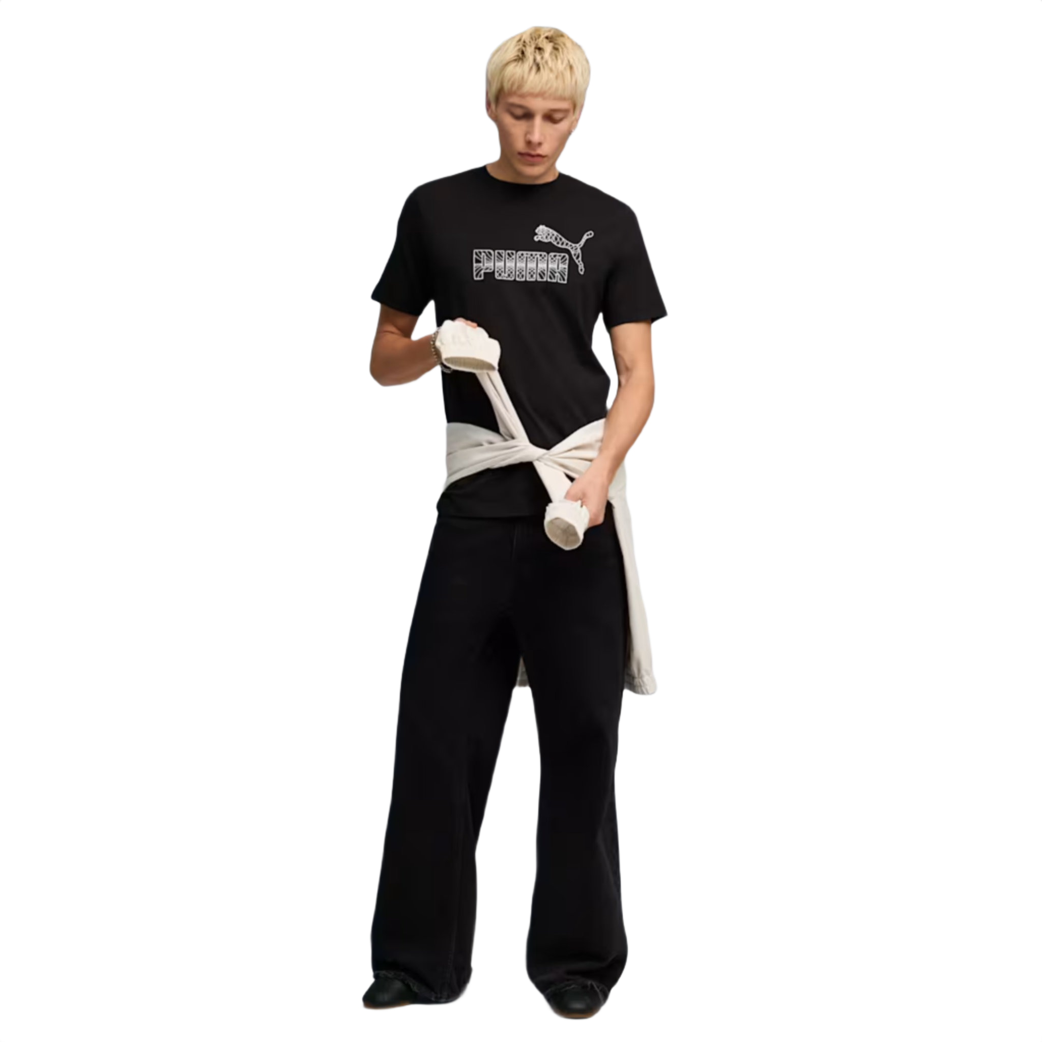 PUMA Graphic No.1 Logo Mens Tee