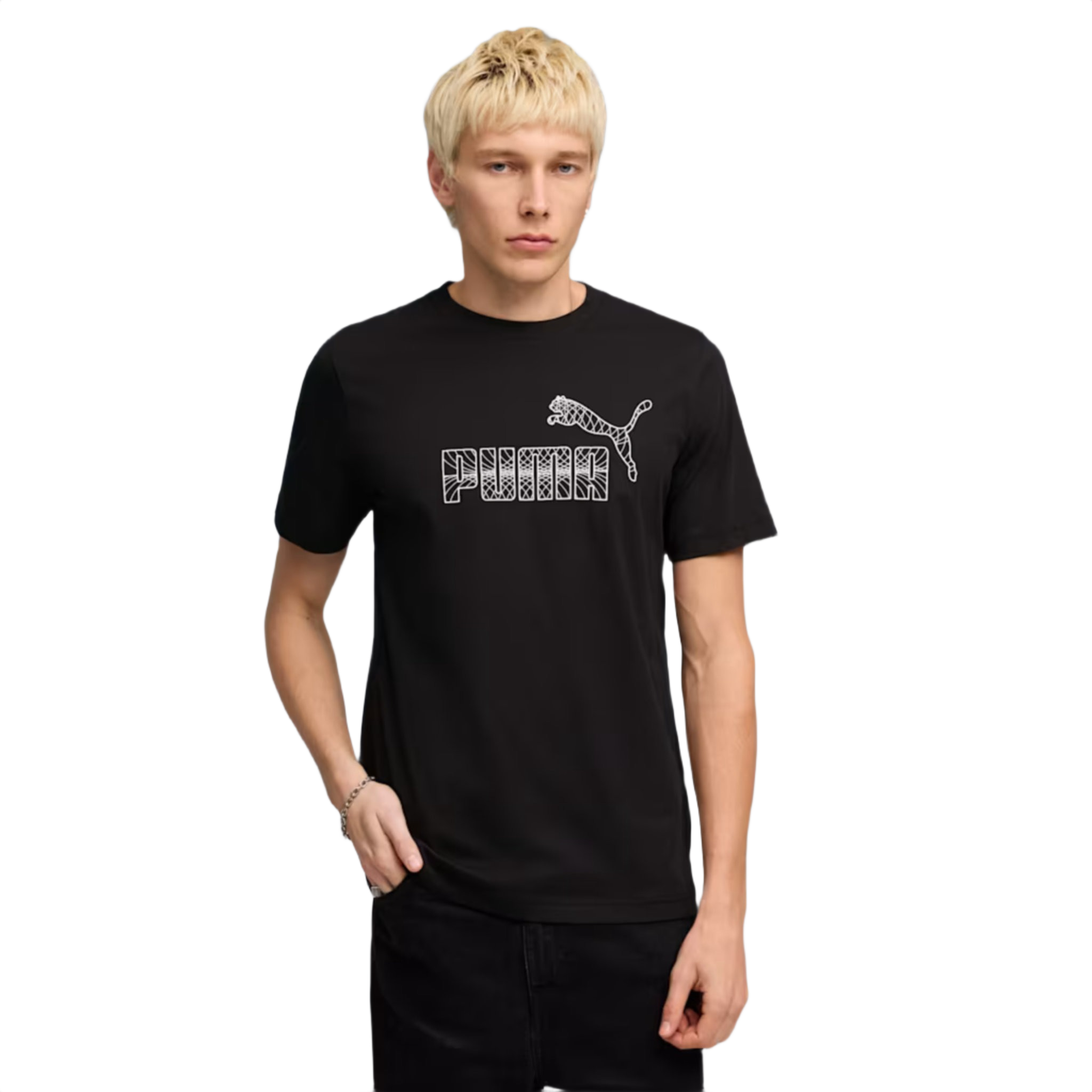 PUMA Graphic No.1 Logo Mens Tee