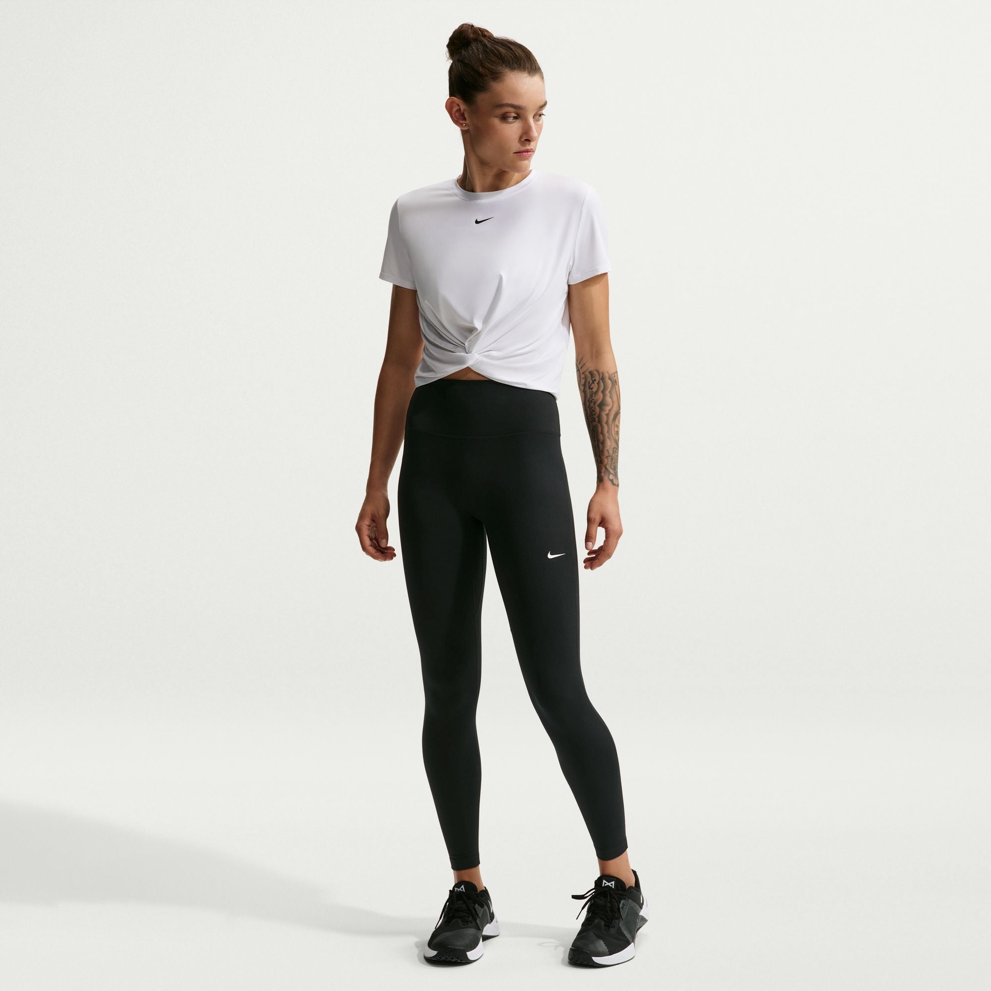 Nike One Seamless Front High-Waisted Womens Tights