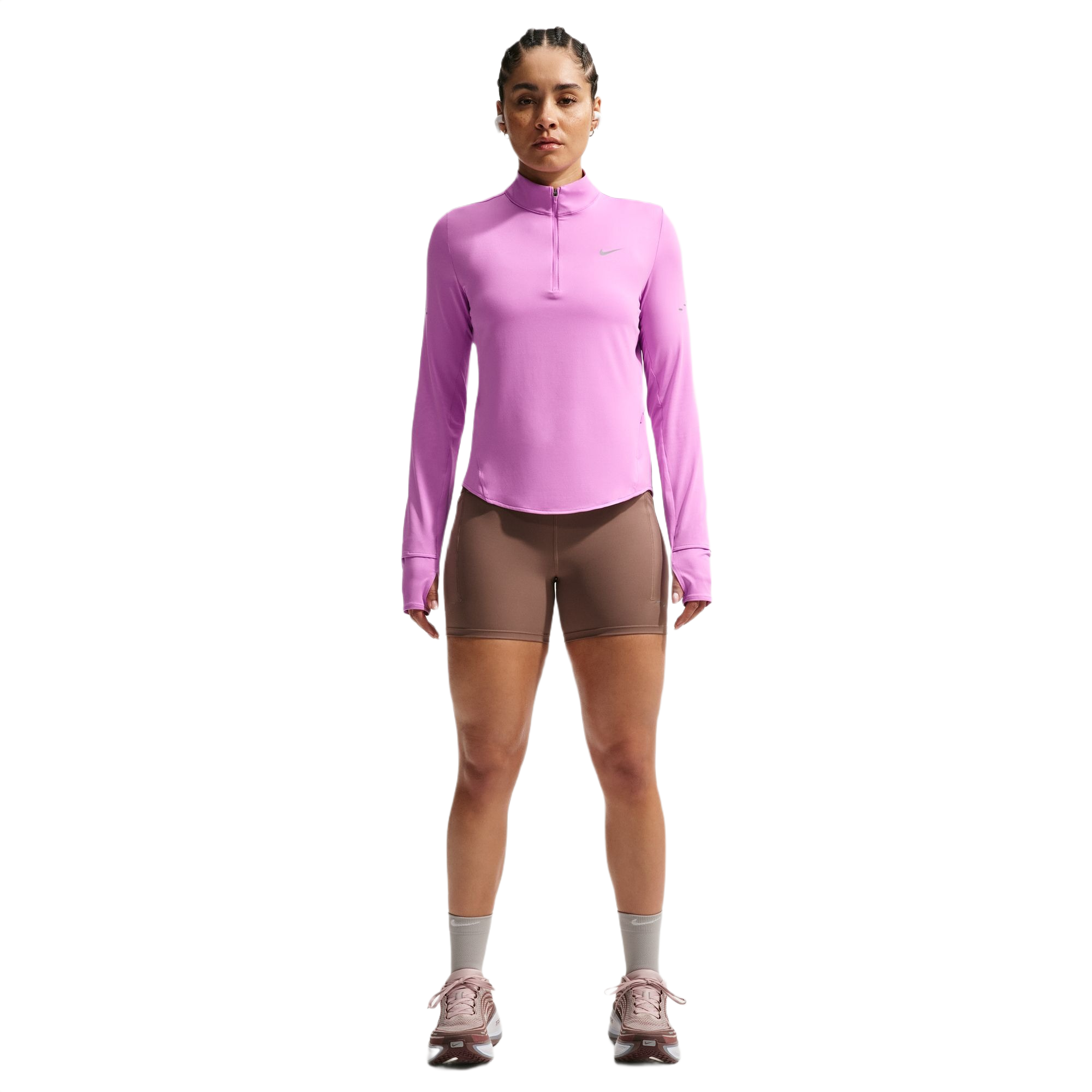 Nike Swift Dri-FIT UV 1/4-Zip Womens Running Top