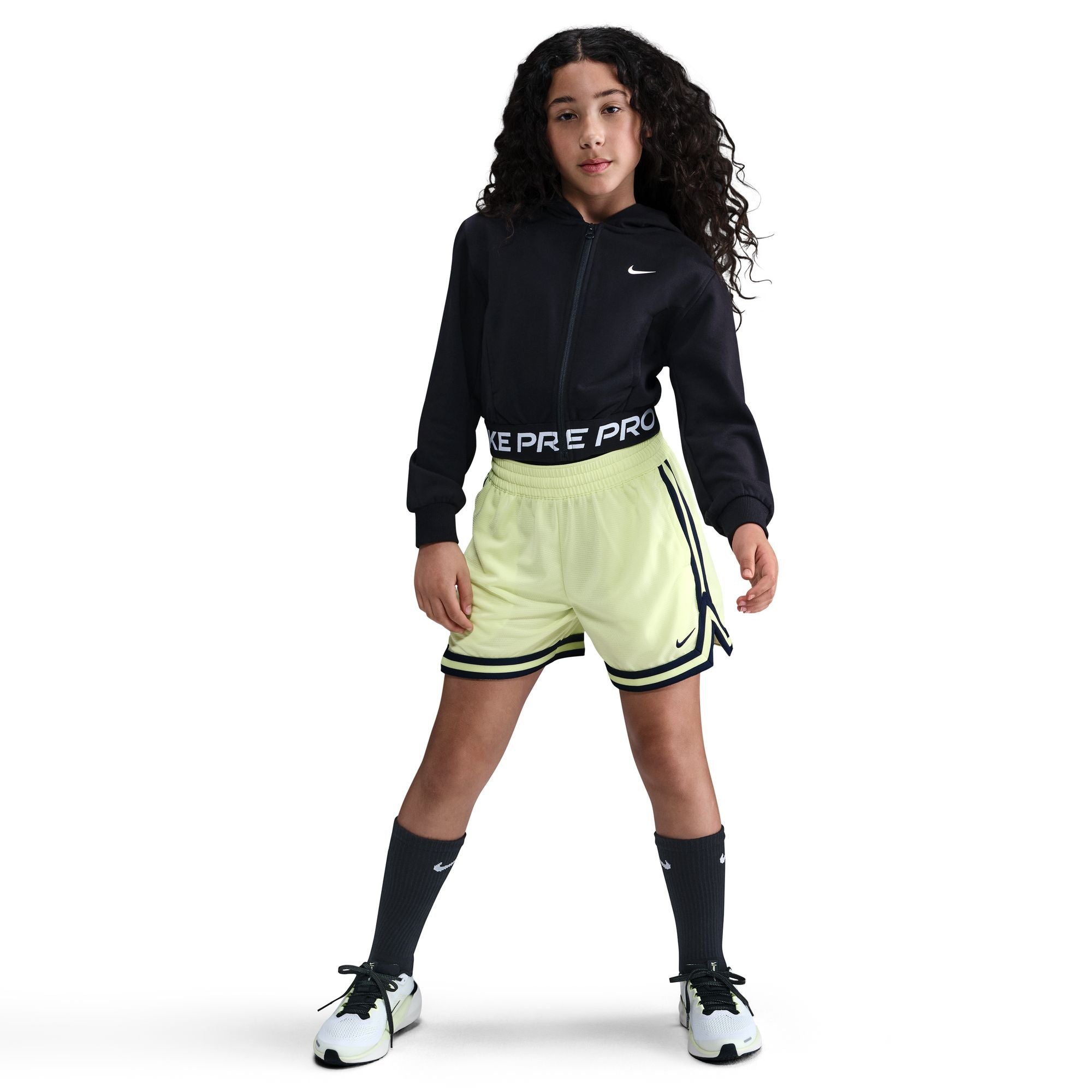 Nike Pro Fleece Dri-FIT Girls Full-Zip Hoodie