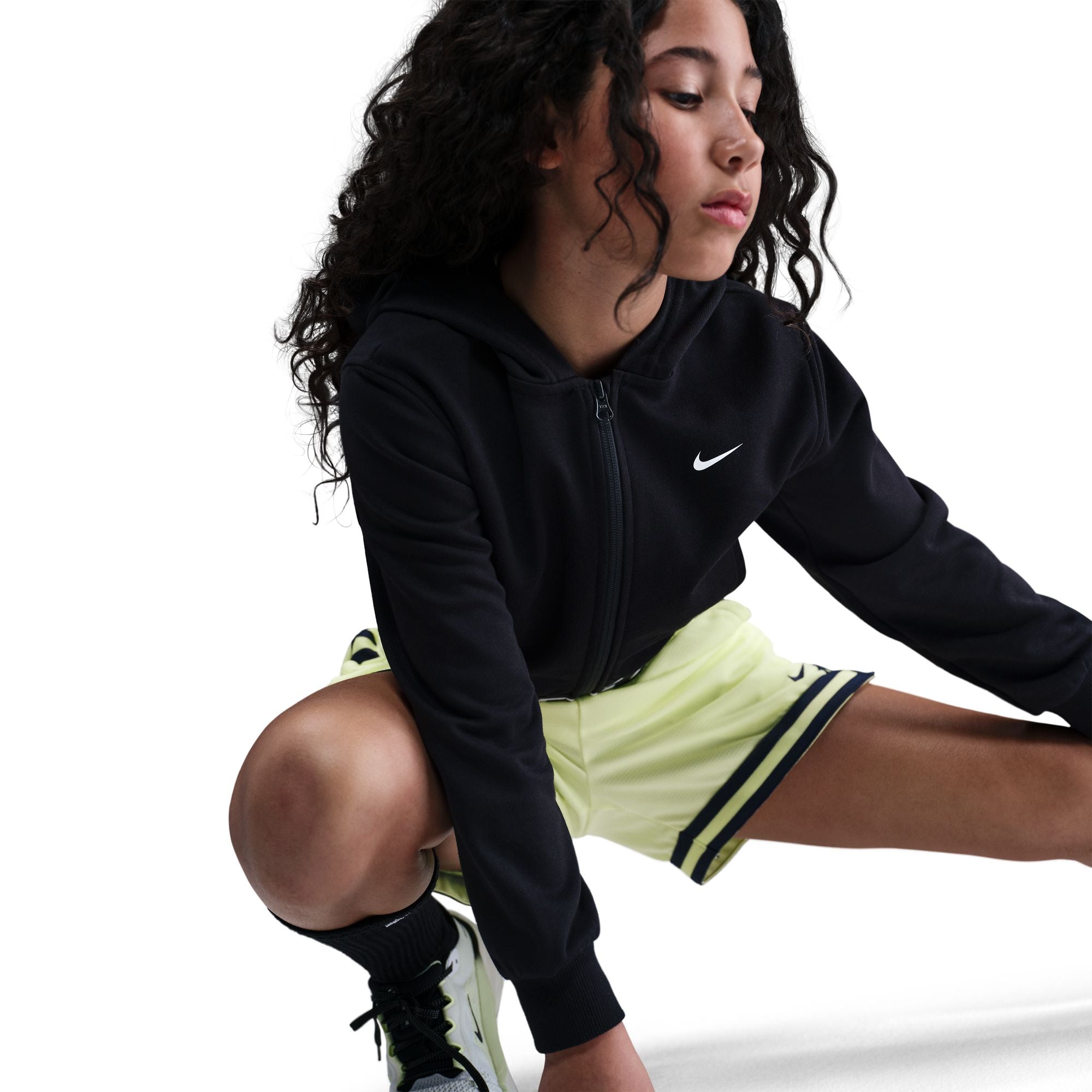 Nike Pro Fleece Dri-FIT Girls Full-Zip Hoodie