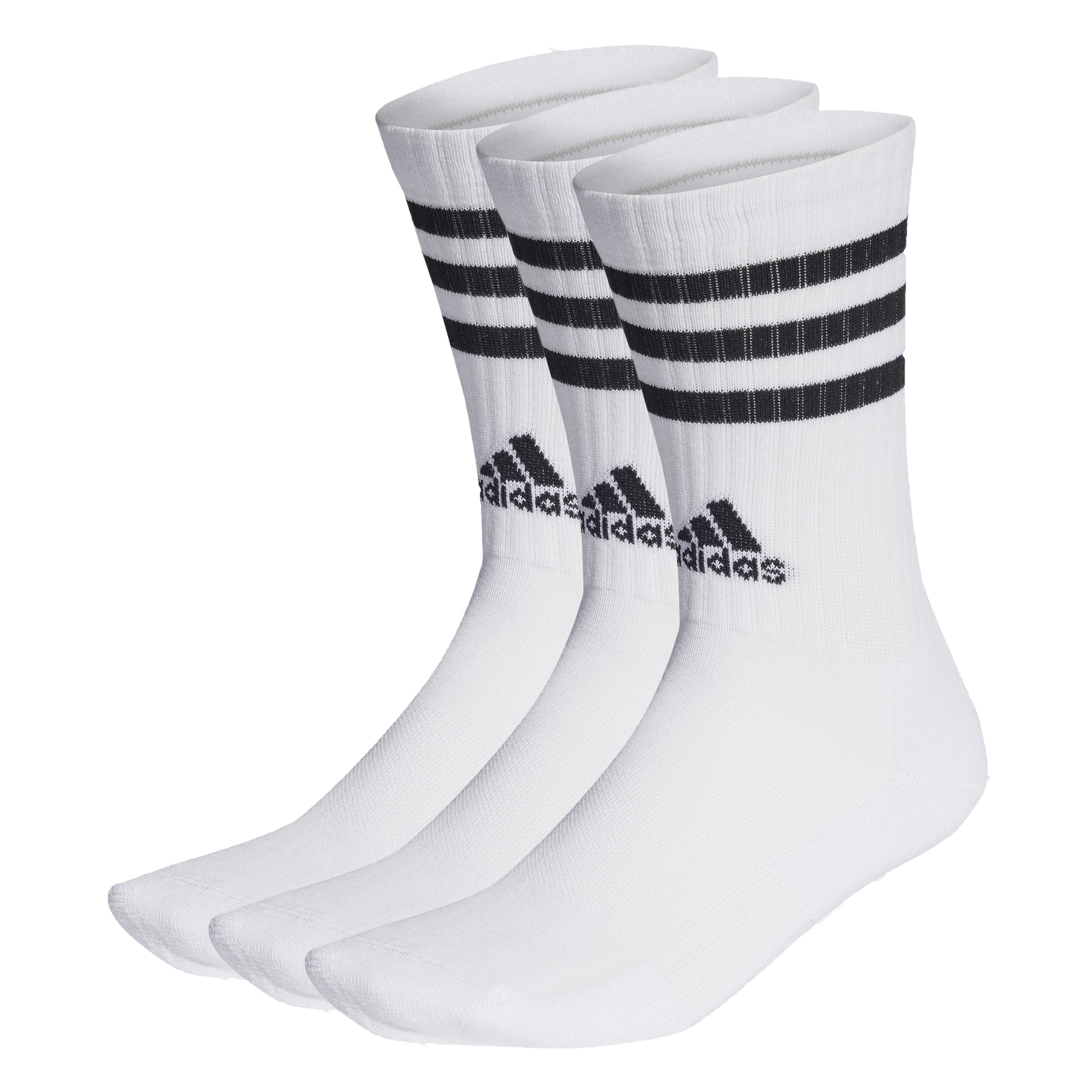 adidas 3-Stripes Cushioned Crew Socks 3 Pack