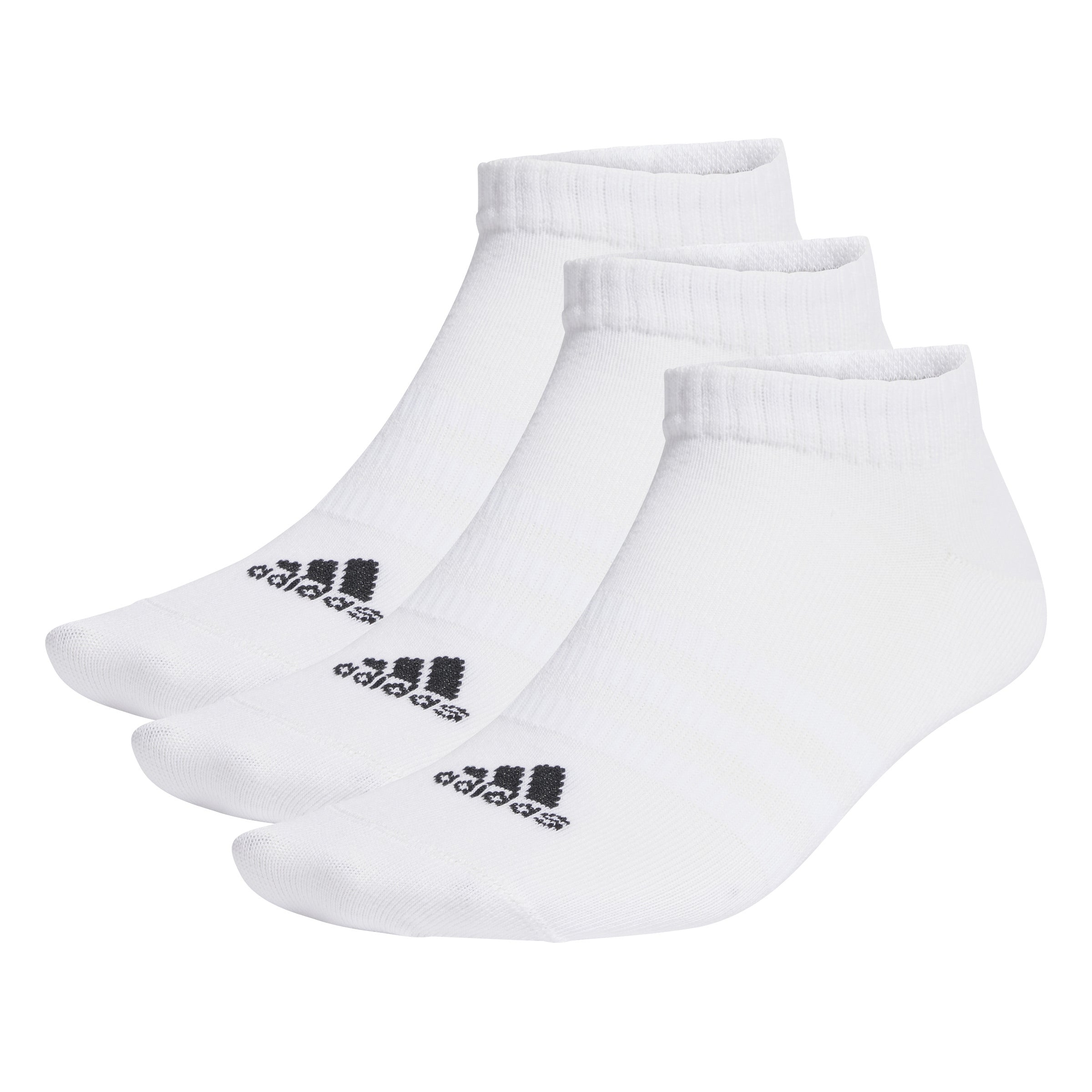 adidas Thin and Light Sportswear Low-Cut Socks 3 Pack