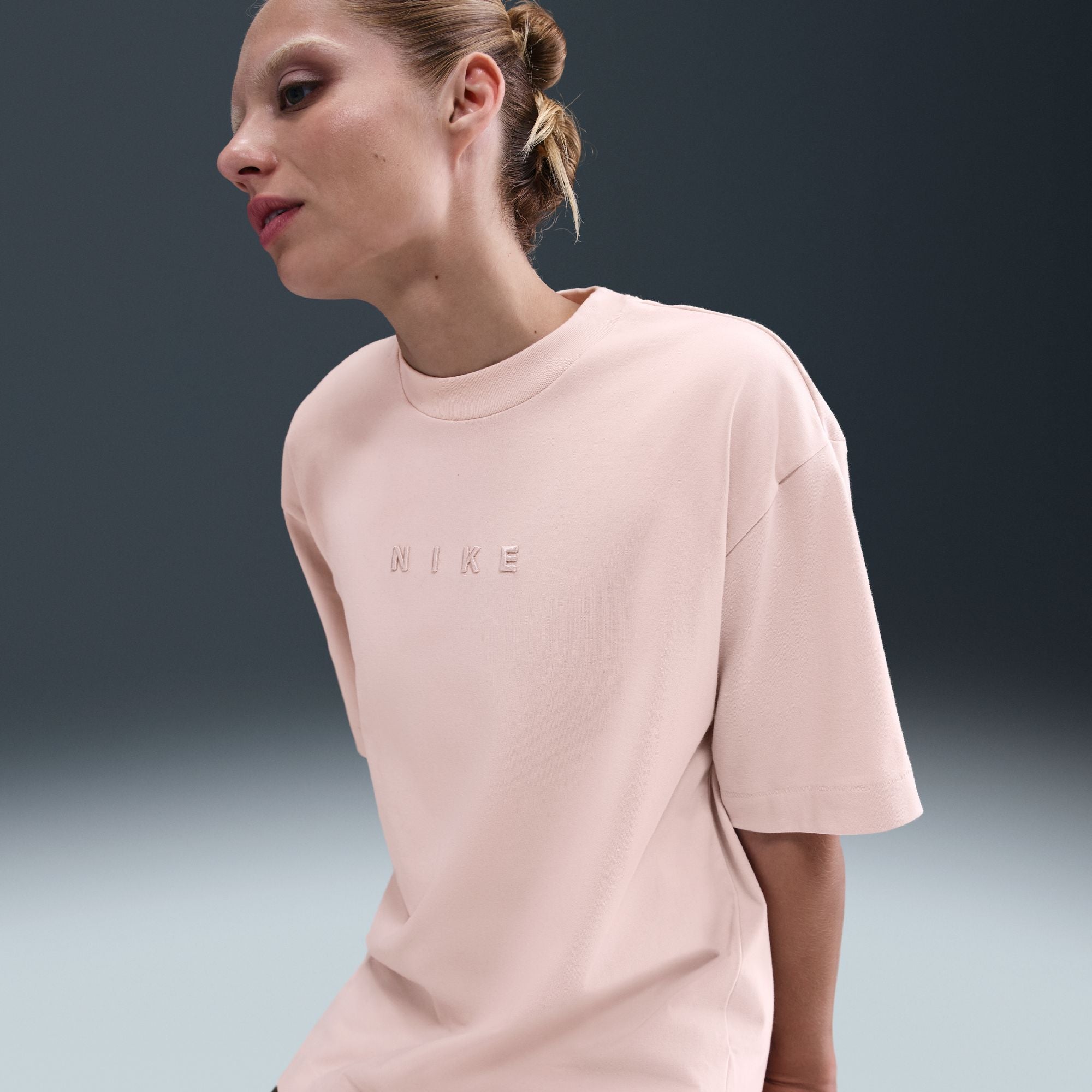 Nike Luxe Relax Pink Womens Tee