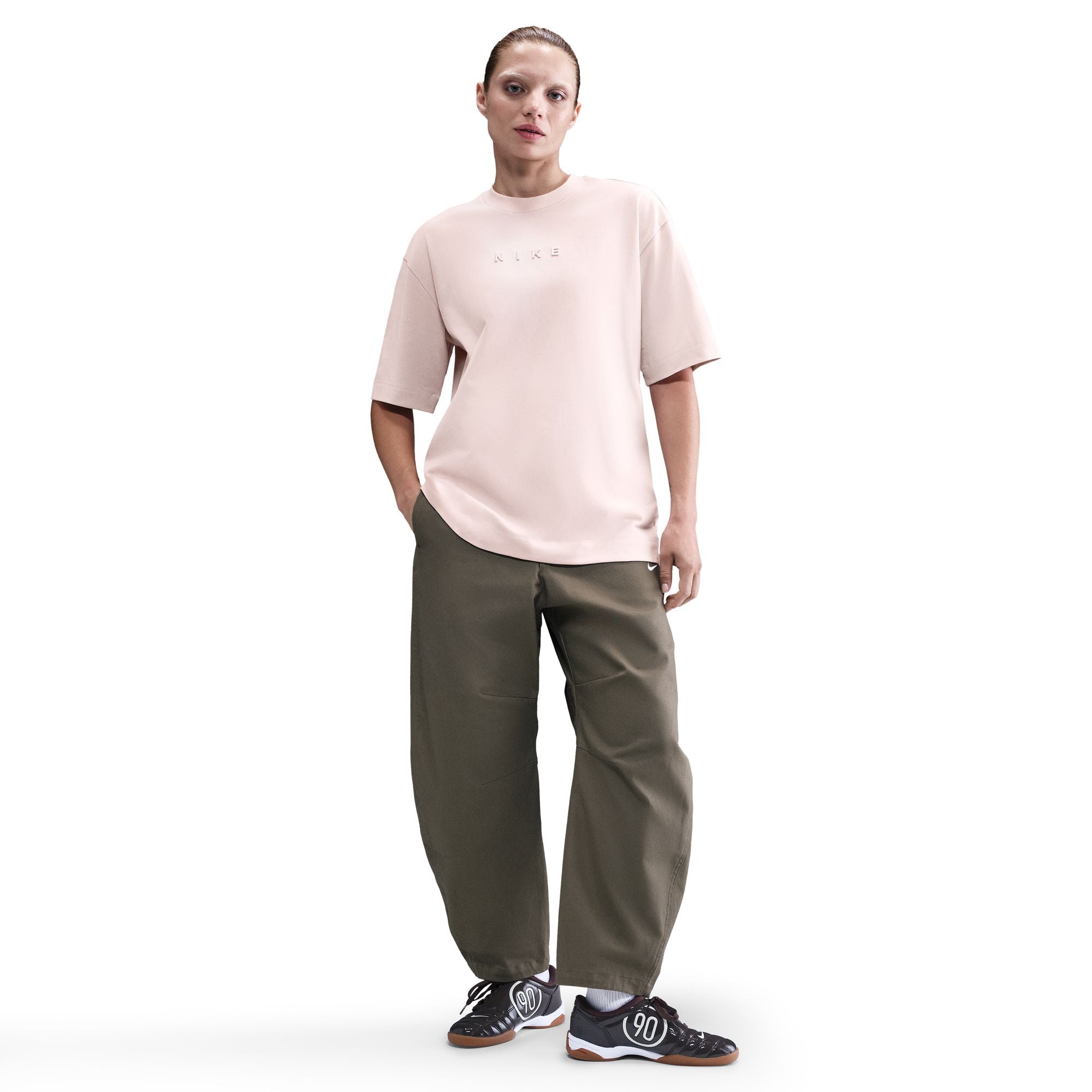 Nike Luxe Relax Pink Womens Tee