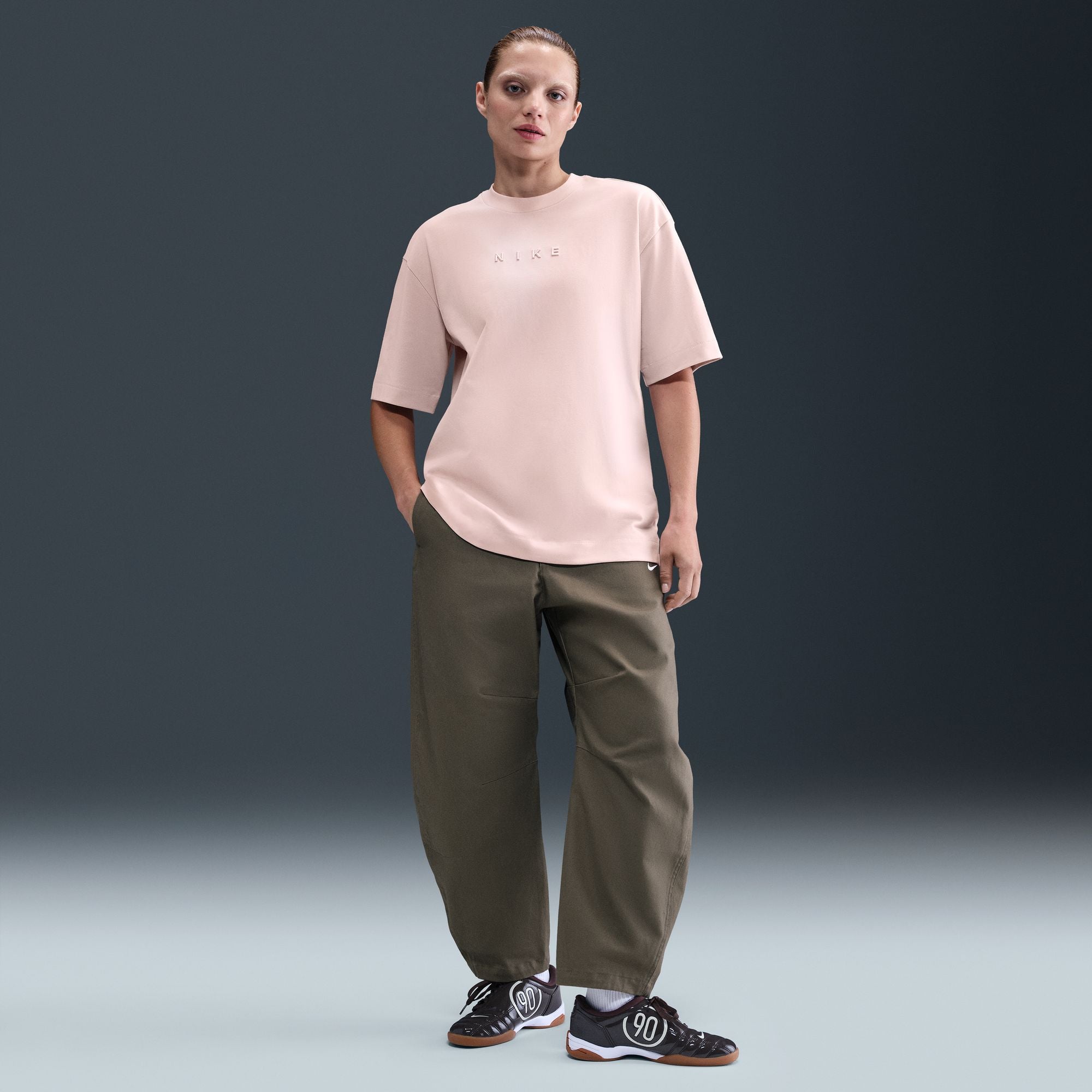 Nike Luxe Relax Pink Womens Tee
