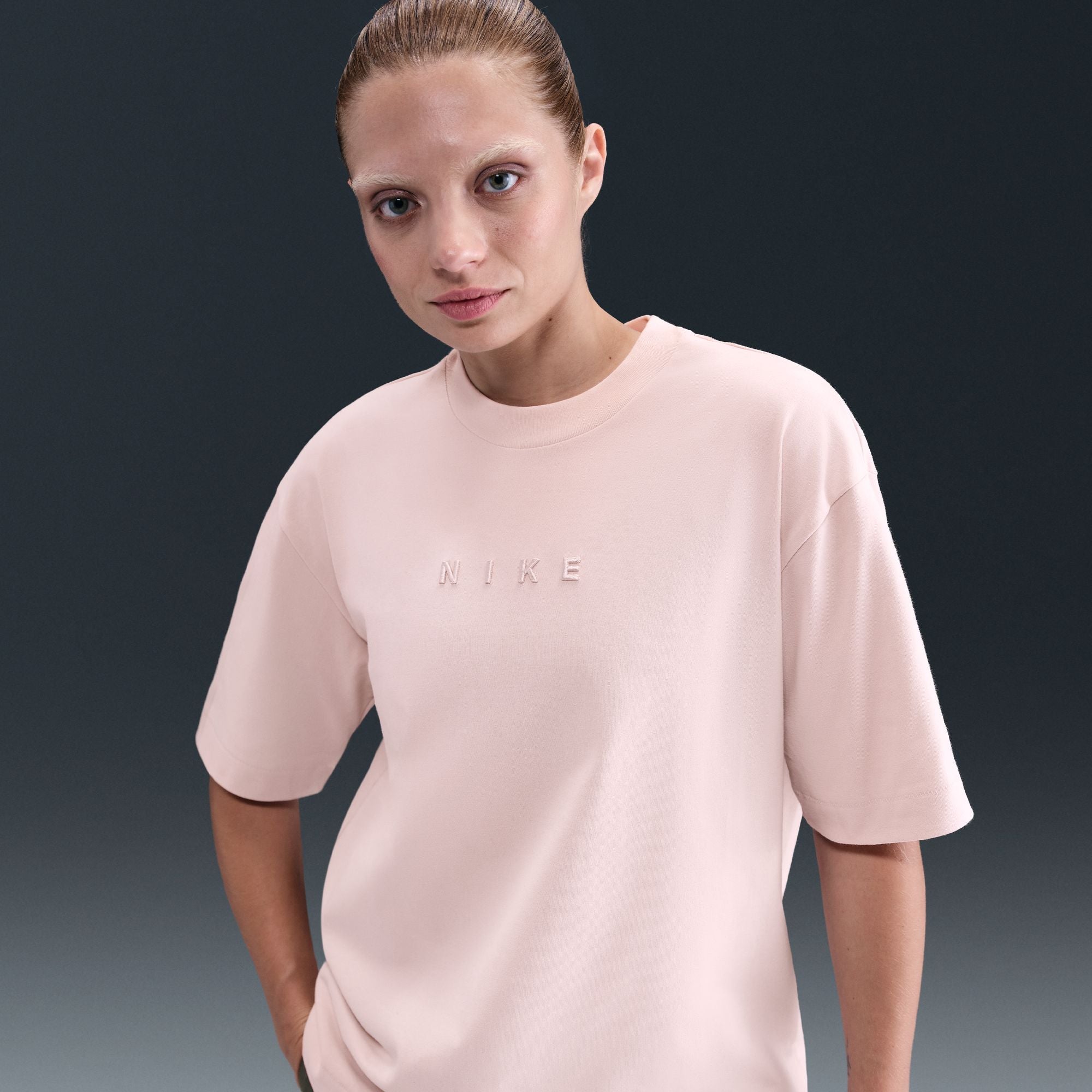Nike Luxe Relax Pink Womens Tee
