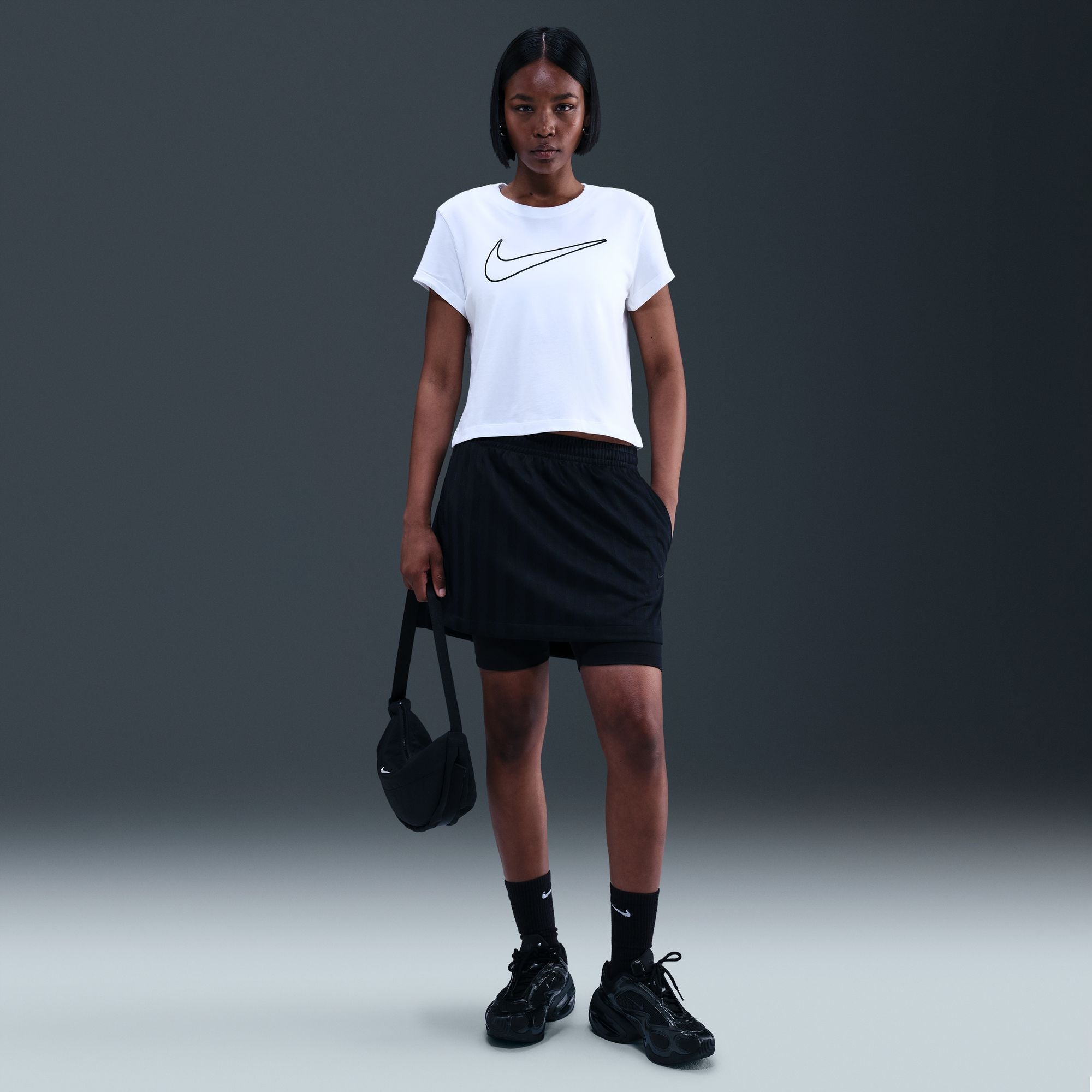 Nike Club White Womens Tee