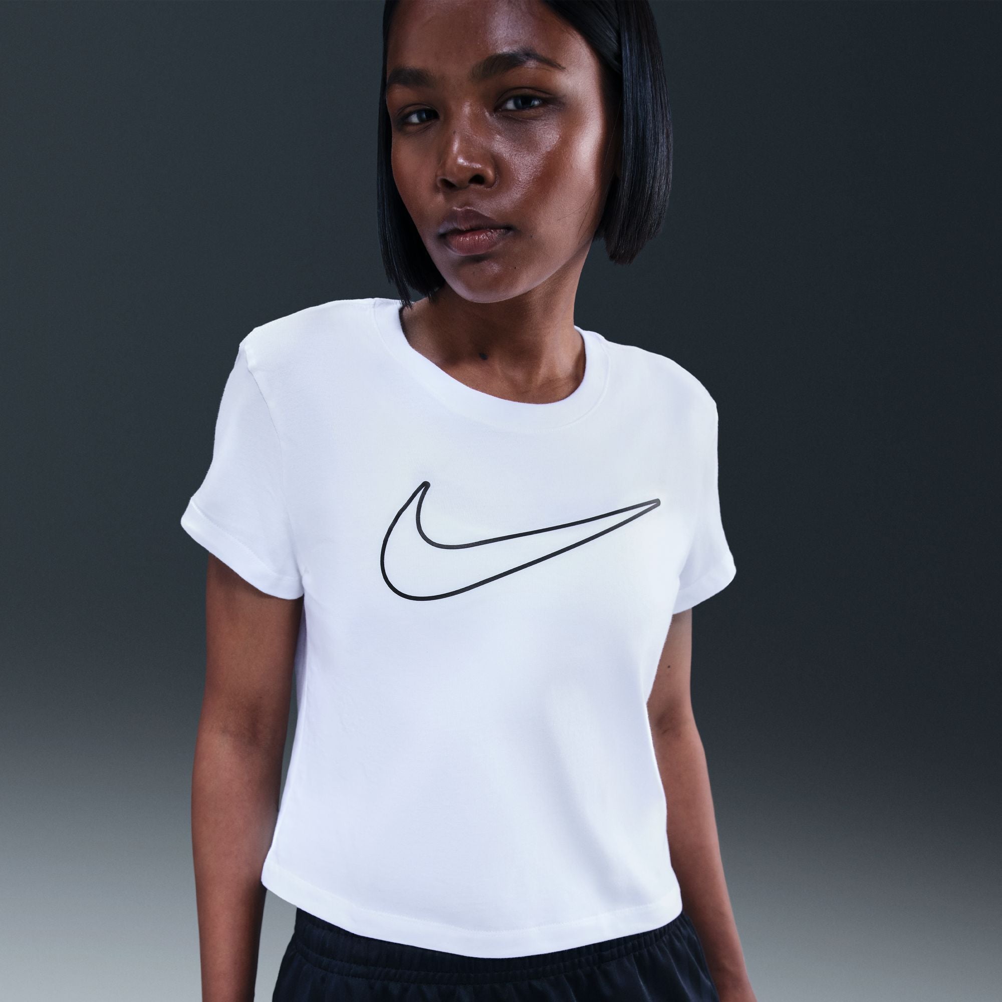 Nike Club White Womens Tee