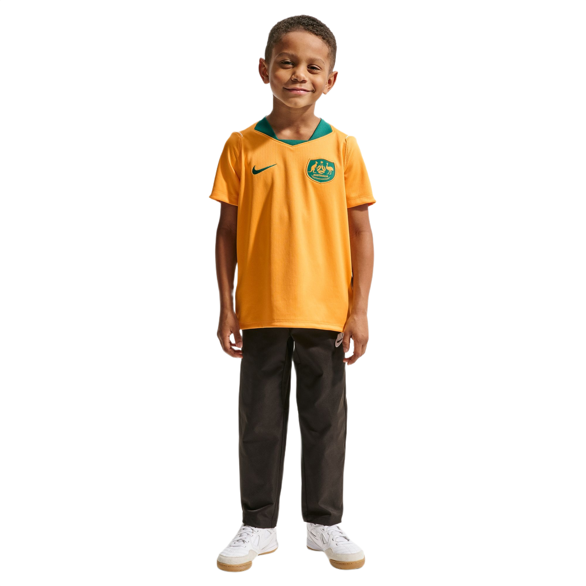 Nike Australia 2026 Stadium Home Kids Soccer Jersey