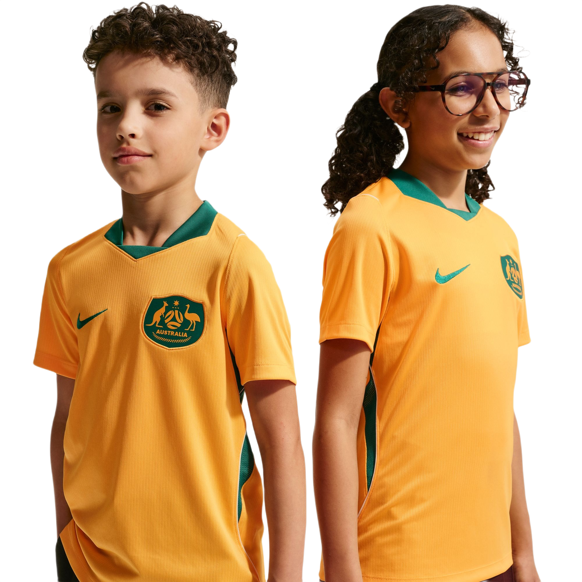 Nike Australia 2026 Stadium Home Kids Soccer Jersey