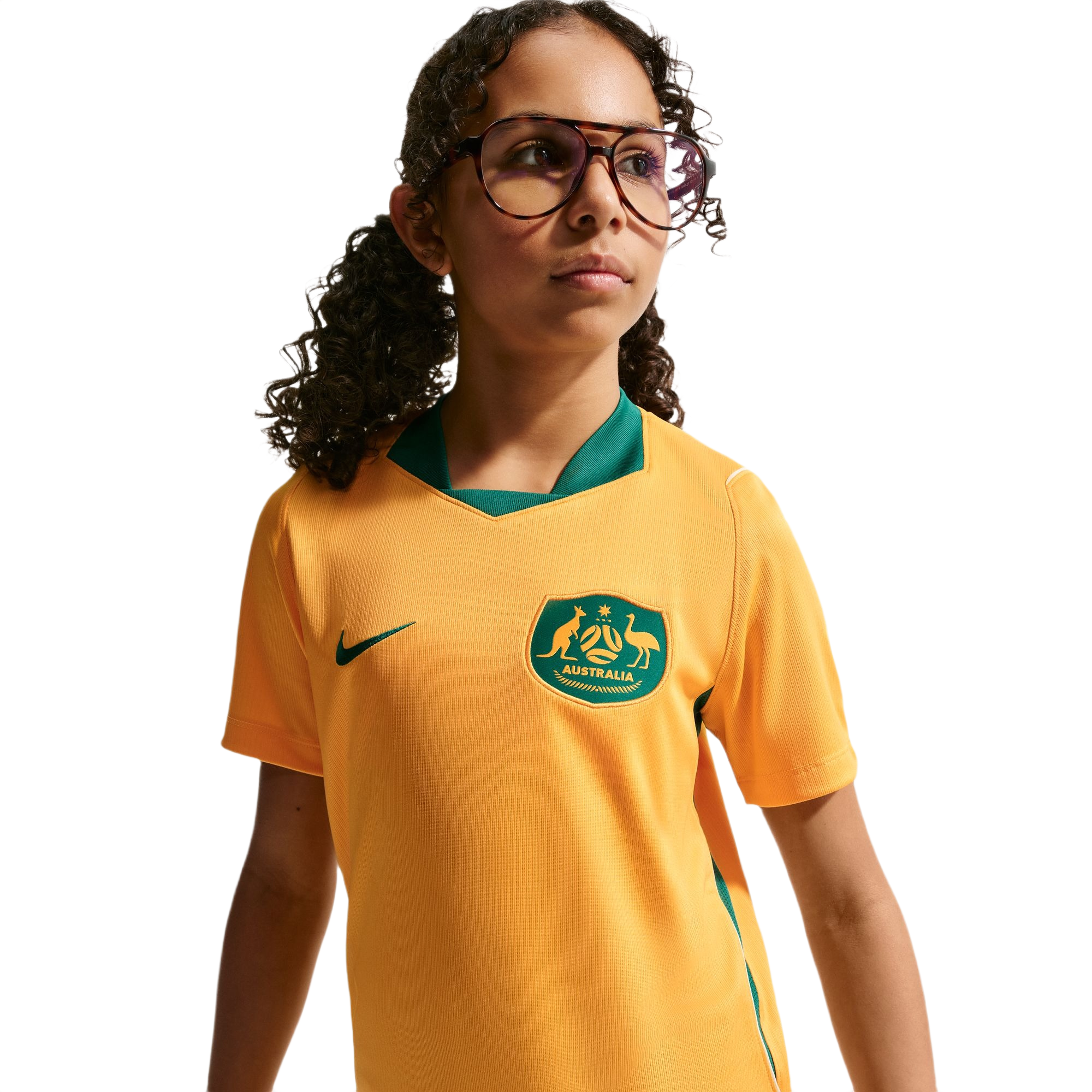 Nike Australia 2026 Stadium Home Kids Soccer Jersey