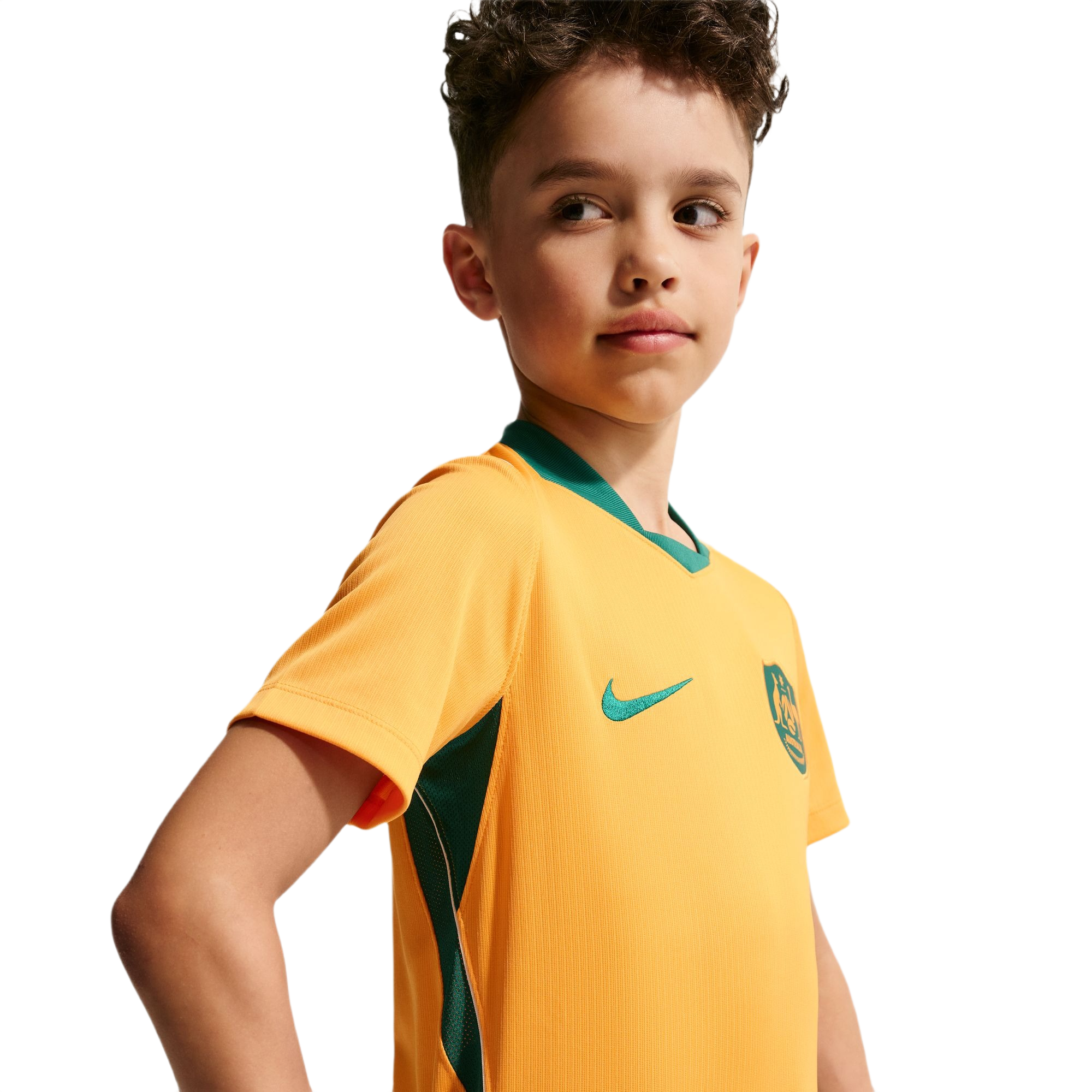 Nike Australia 2026 Stadium Home Kids Soccer Jersey