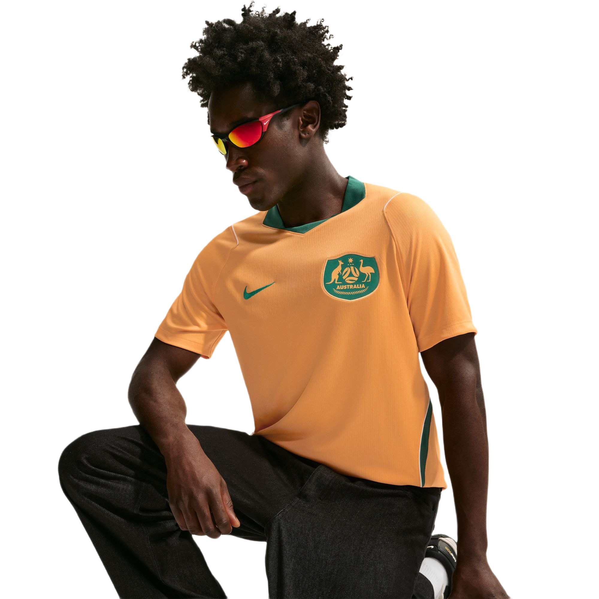 Nike Australia 2026 Stadium Home Mens Soccer Jersey