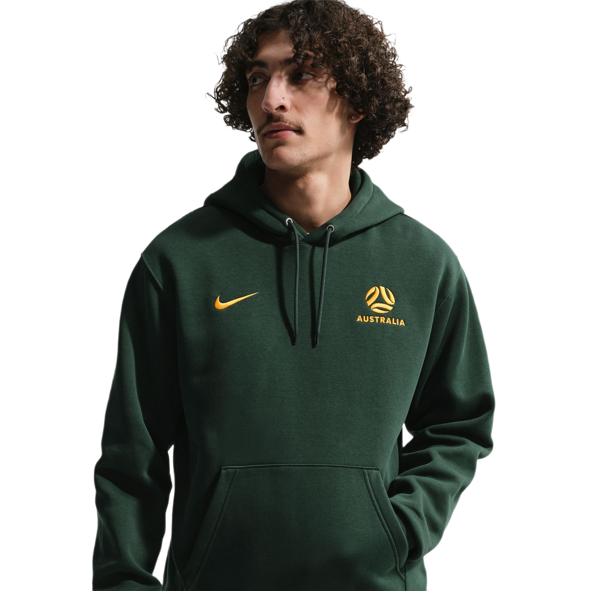 Nike Australia Club Soccer Mens Pullover Hoodie