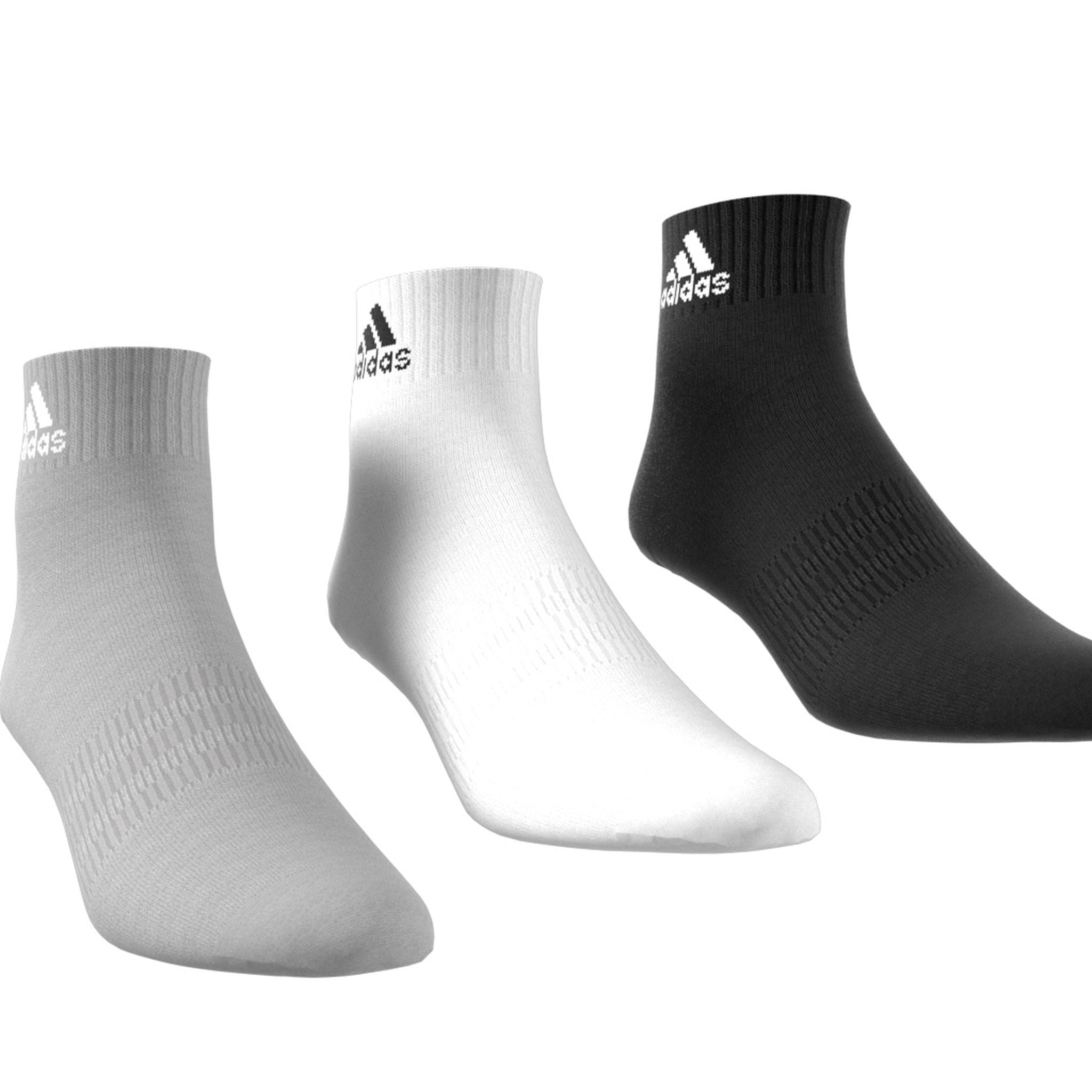 adidas Cushioned Sportswear Ankle Socks 3 Pack