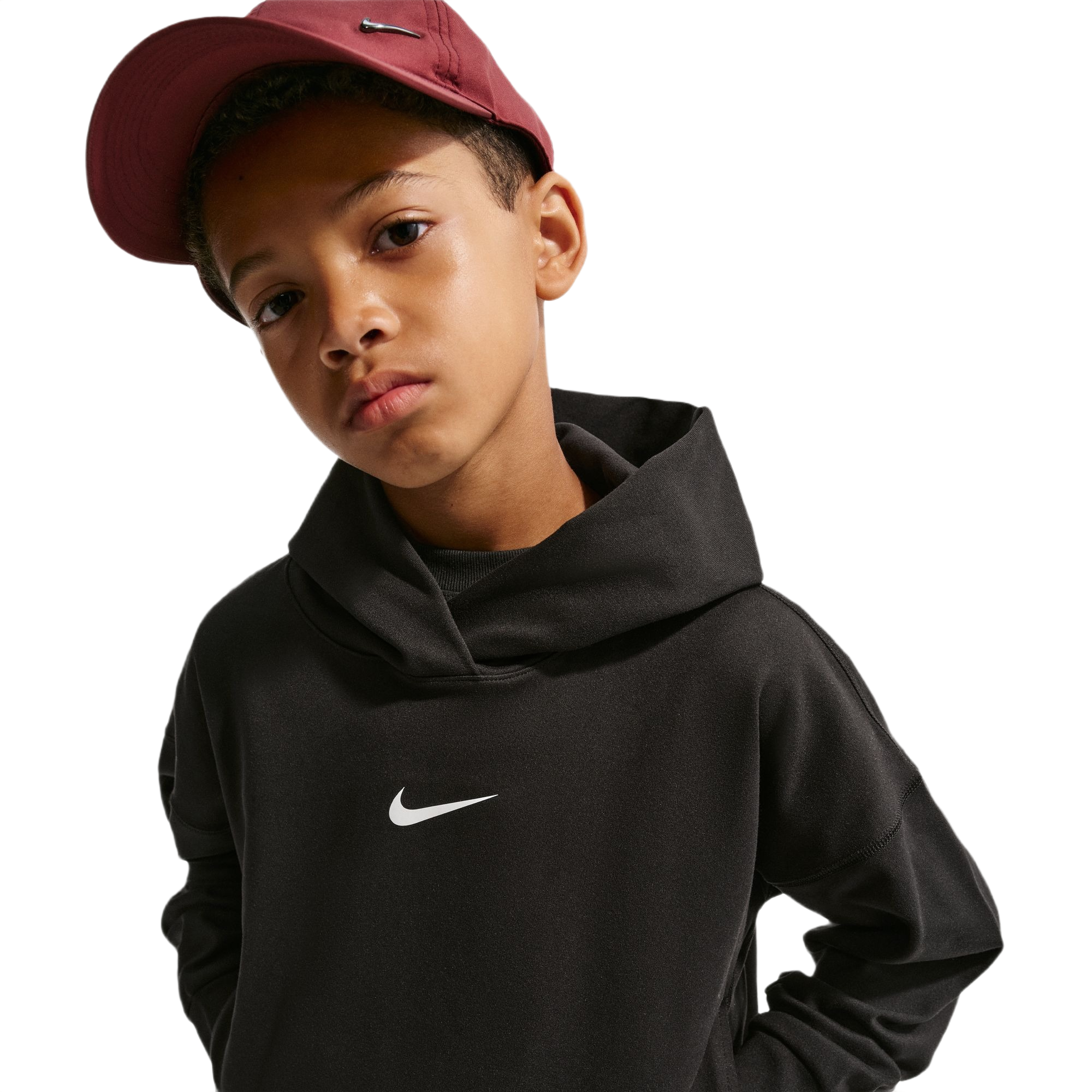 Nike Pro Dri-FIT Fleece Boys Pullover Hoodie