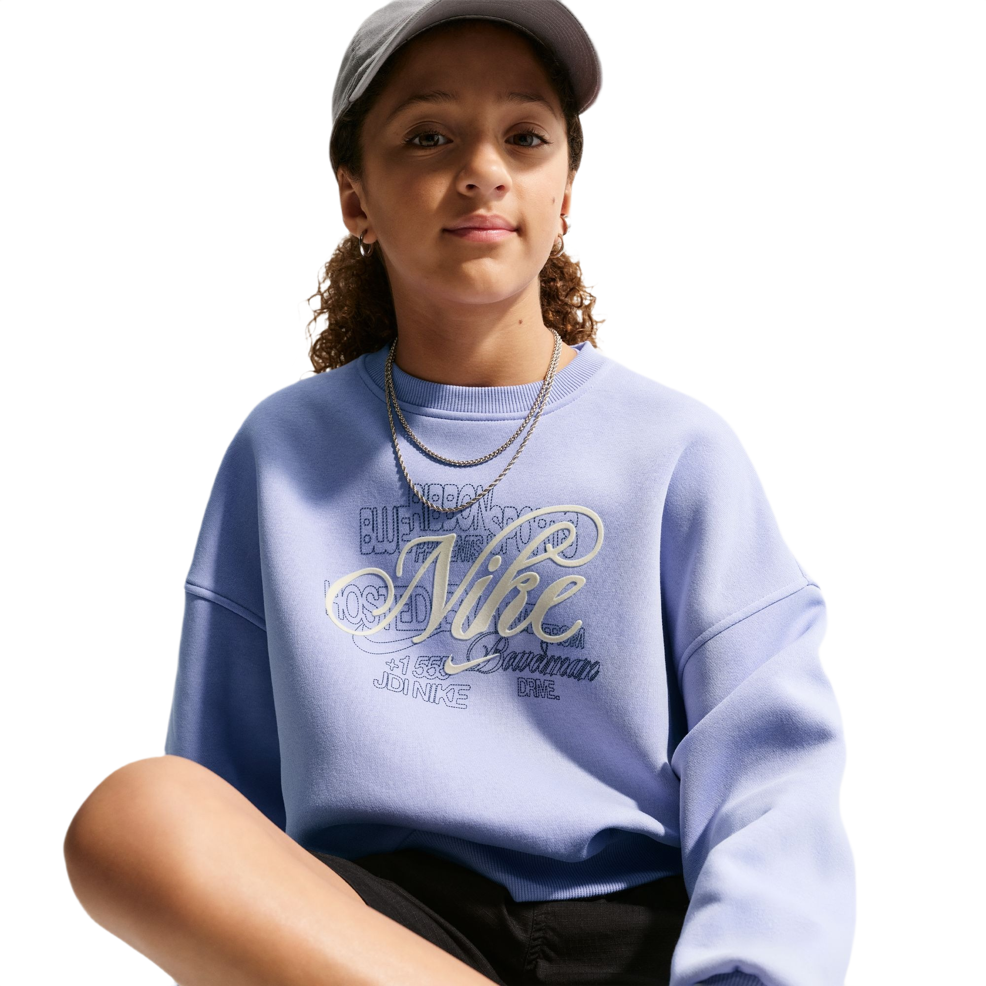 Nike Sportswear Club Fleece Girls Boxy Crew