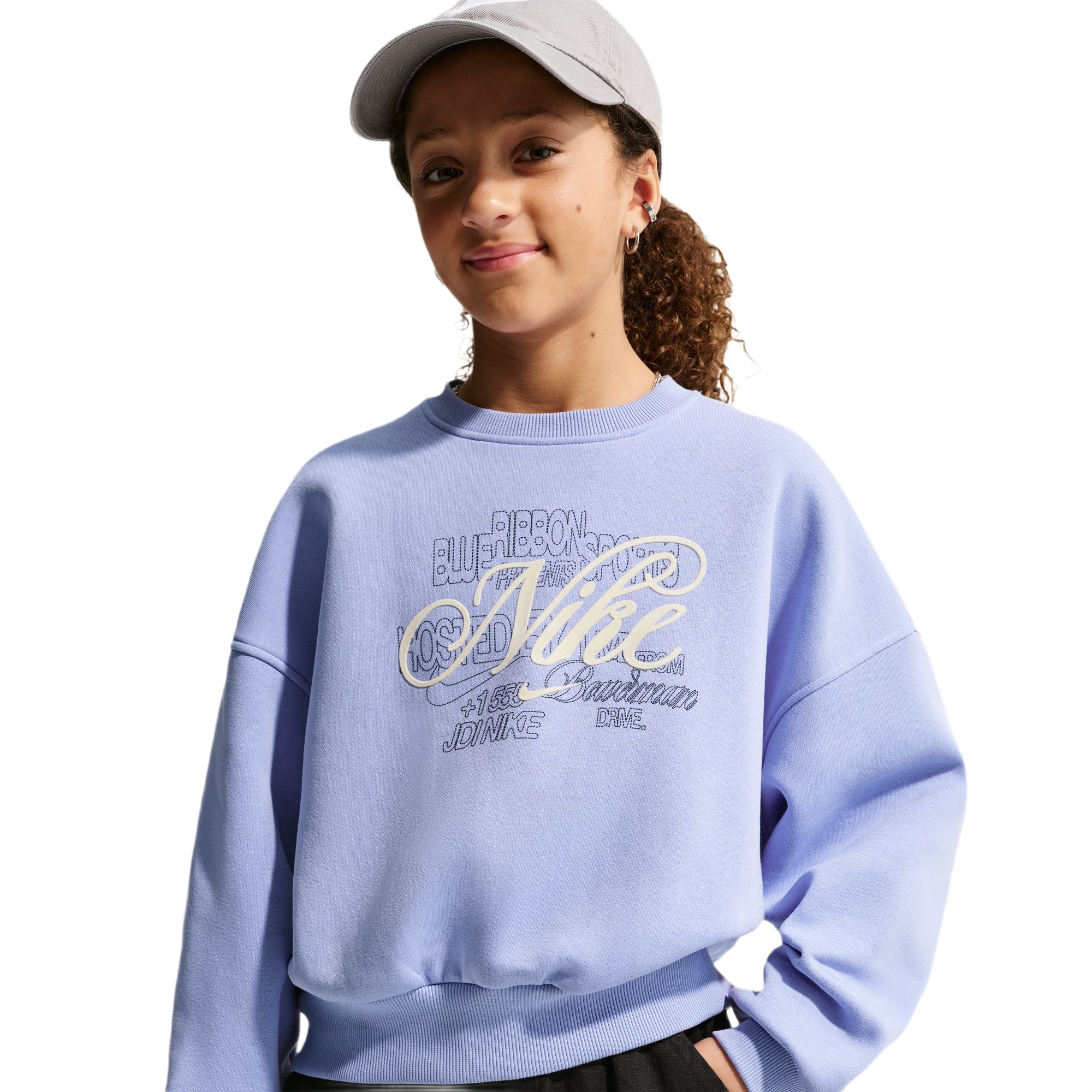Nike Sportswear Club Fleece Girls Boxy Crew